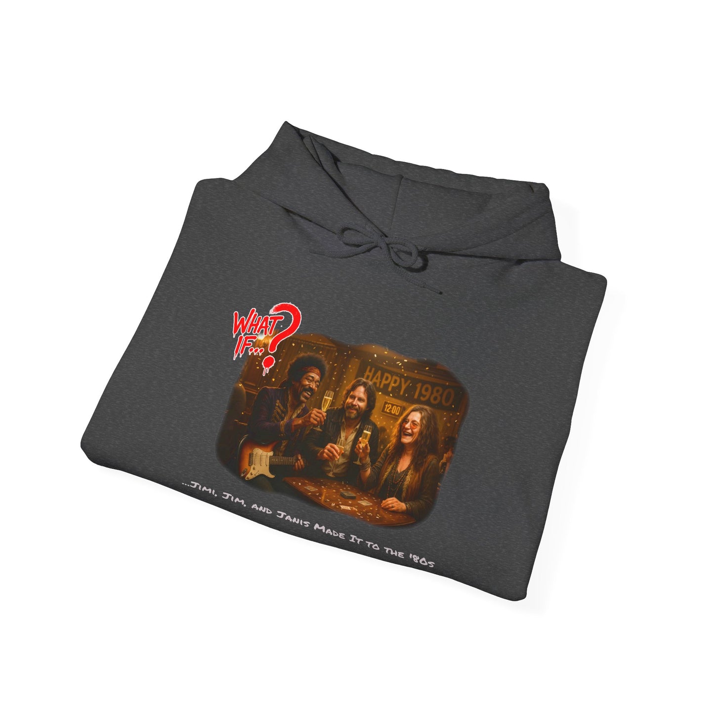 Jimi Jim Janis Alternate Ending Hoodie | What If | Dark Tones