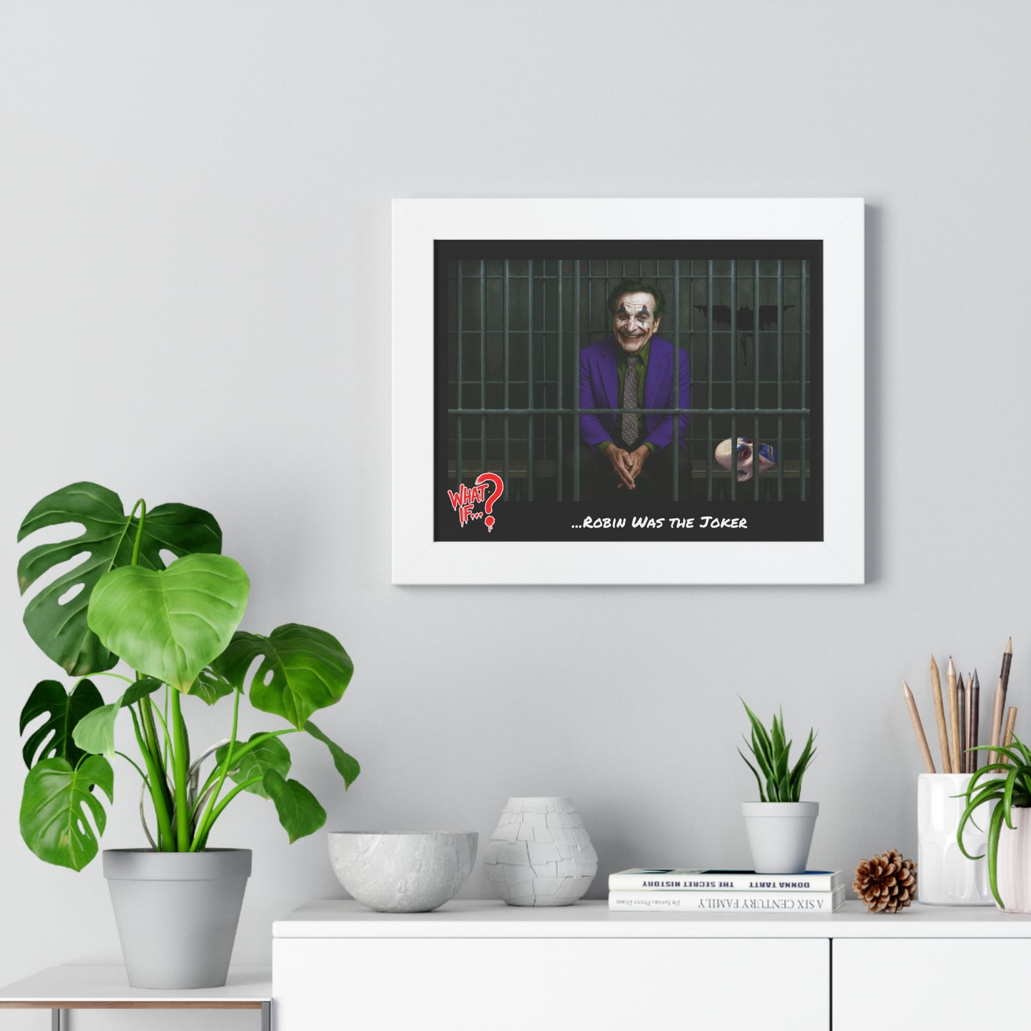 The Clown Alternate Ending Framed Poster (White) | What If Drama | Wall Art