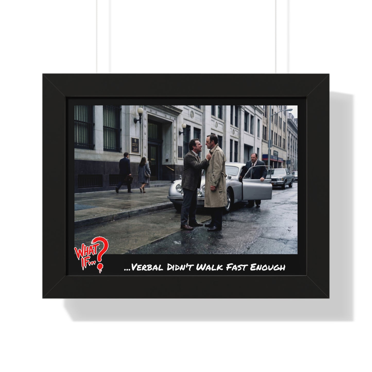 Verbal Alternate Ending Framed Poster (Black) | What If Crime Thriller | Wall Art