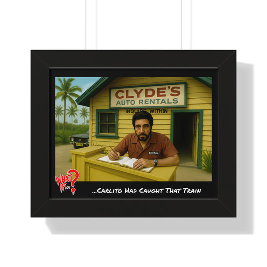 Carlito Alternate Ending Framed Poster (Black) | What If Crime Drama | Wall Art