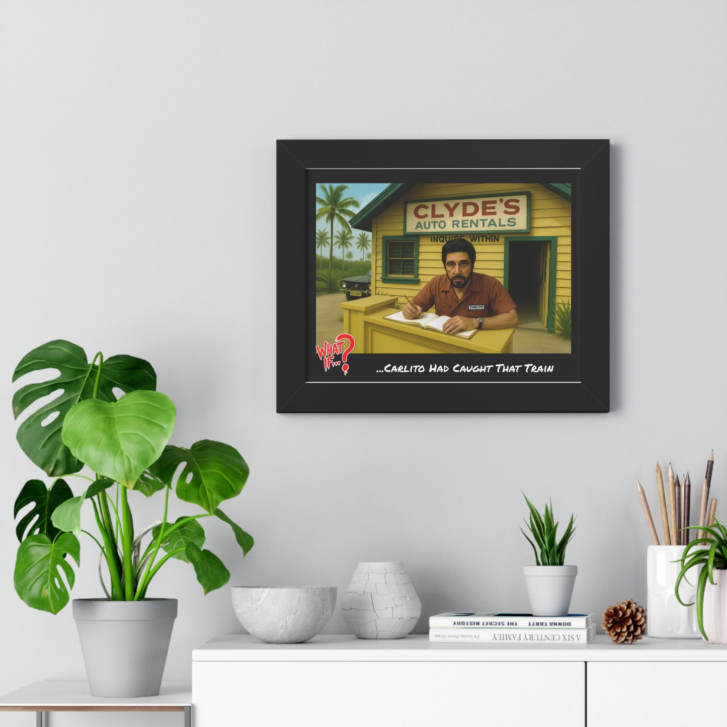 Carlito Alternate Ending Framed Poster (Black) | What If Crime Drama | Wall Art