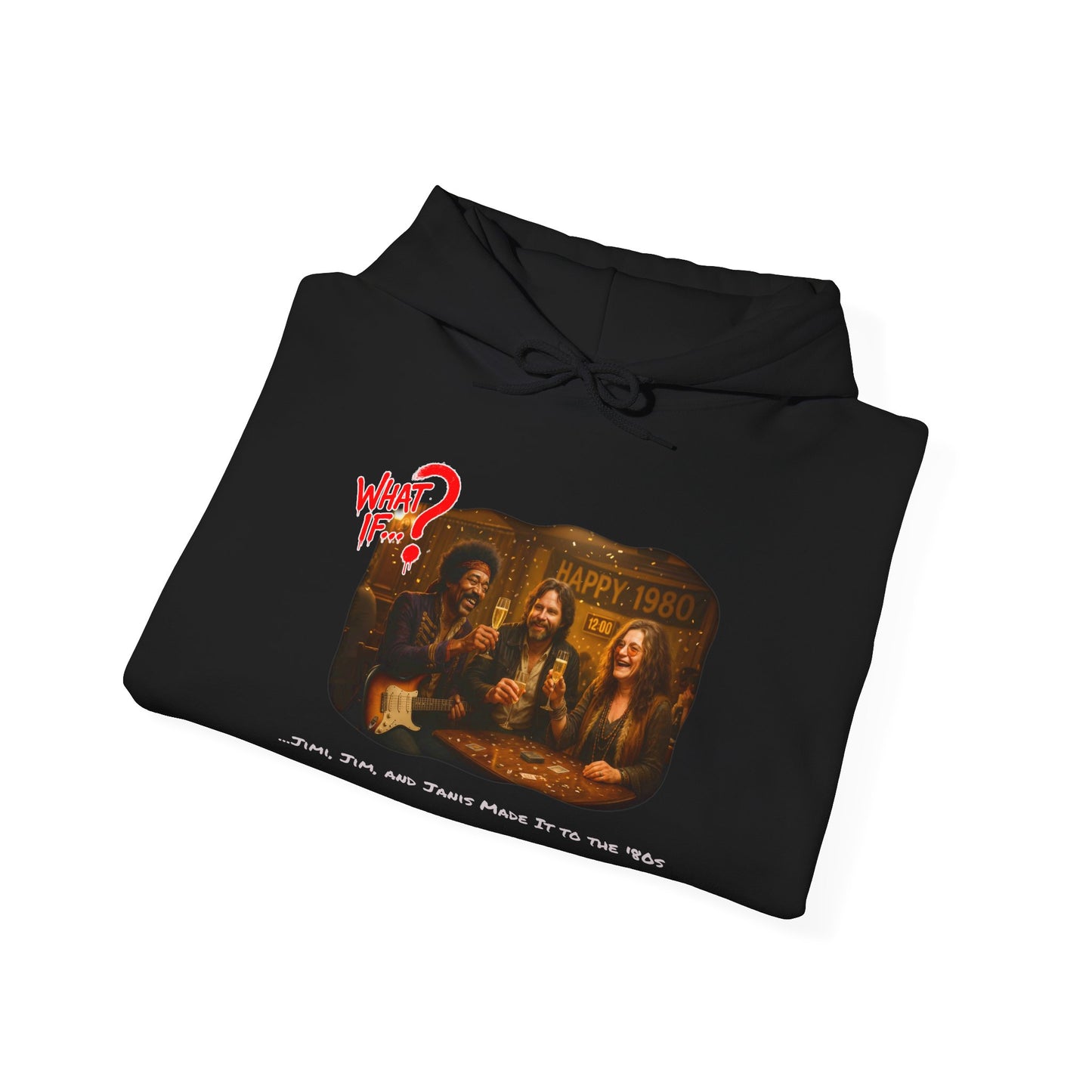 Jimi Jim Janis Alternate Ending Hoodie | What If | Dark Tones