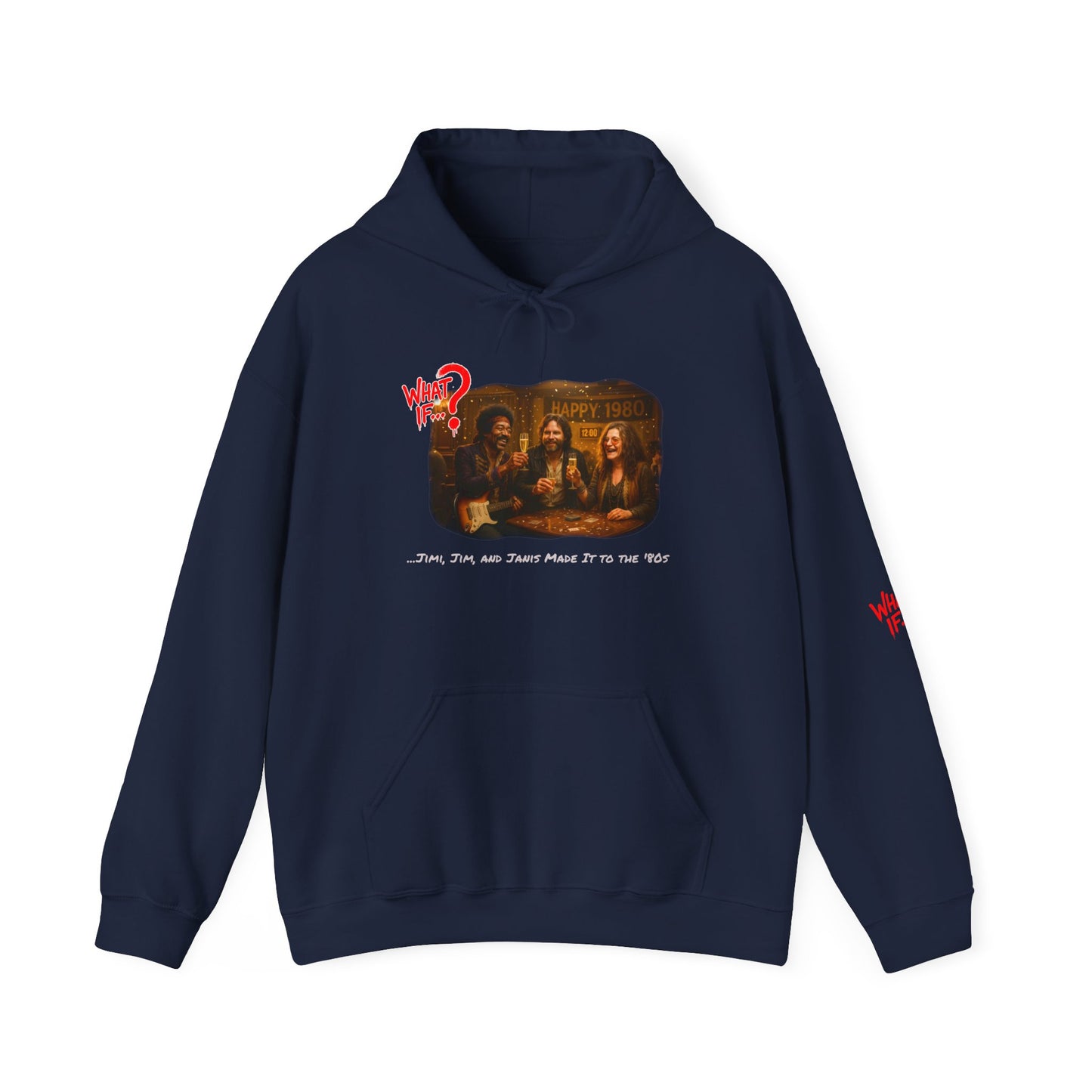 Jimi Jim Janis Alternate Ending Hoodie | What If | Dark Tones