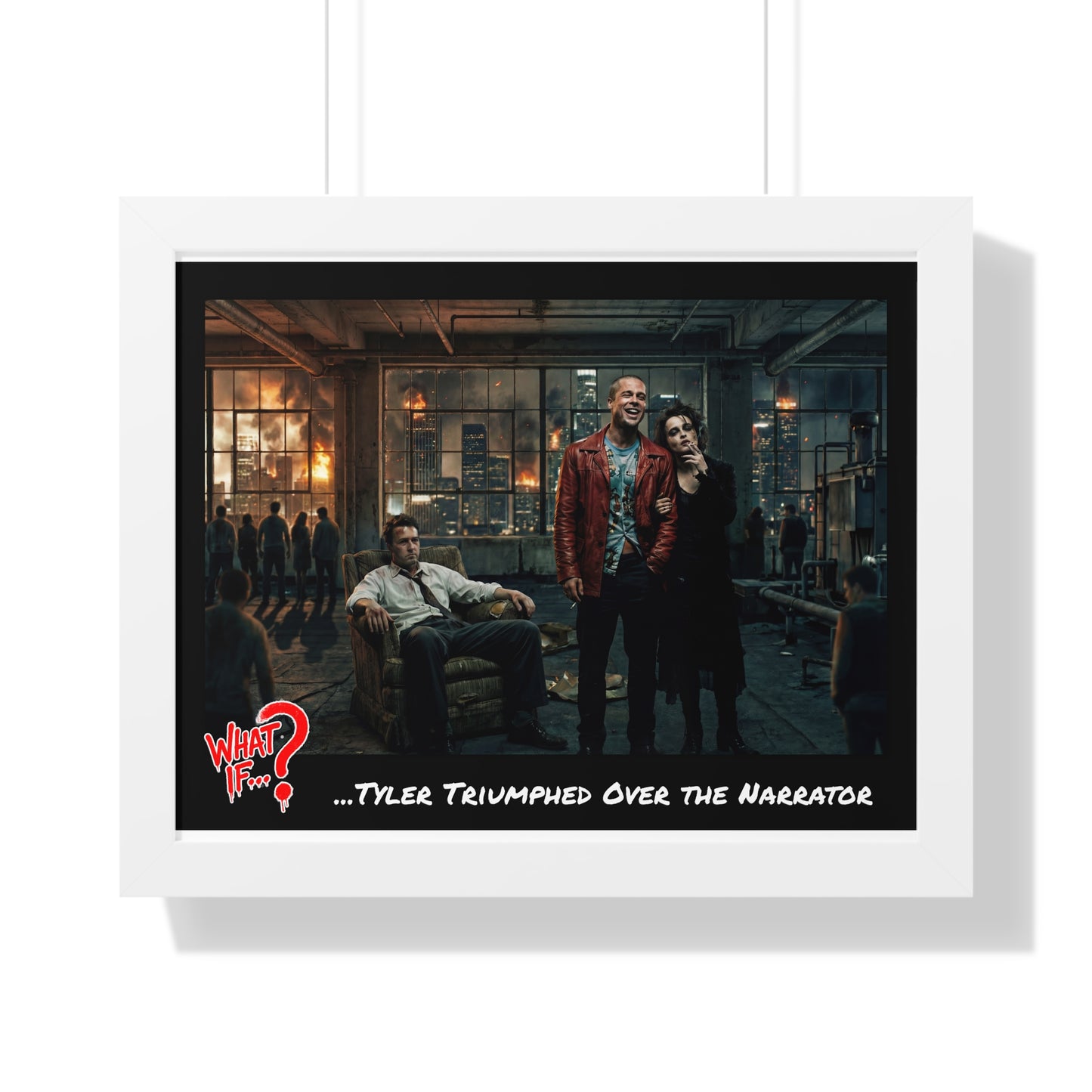 Tyler Alternate Ending Framed Poster (White) | What If Drama | Wall Art