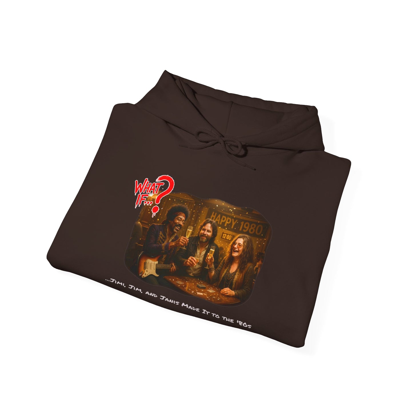 Jimi Jim Janis Alternate Ending Hoodie | What If | Dark Tones