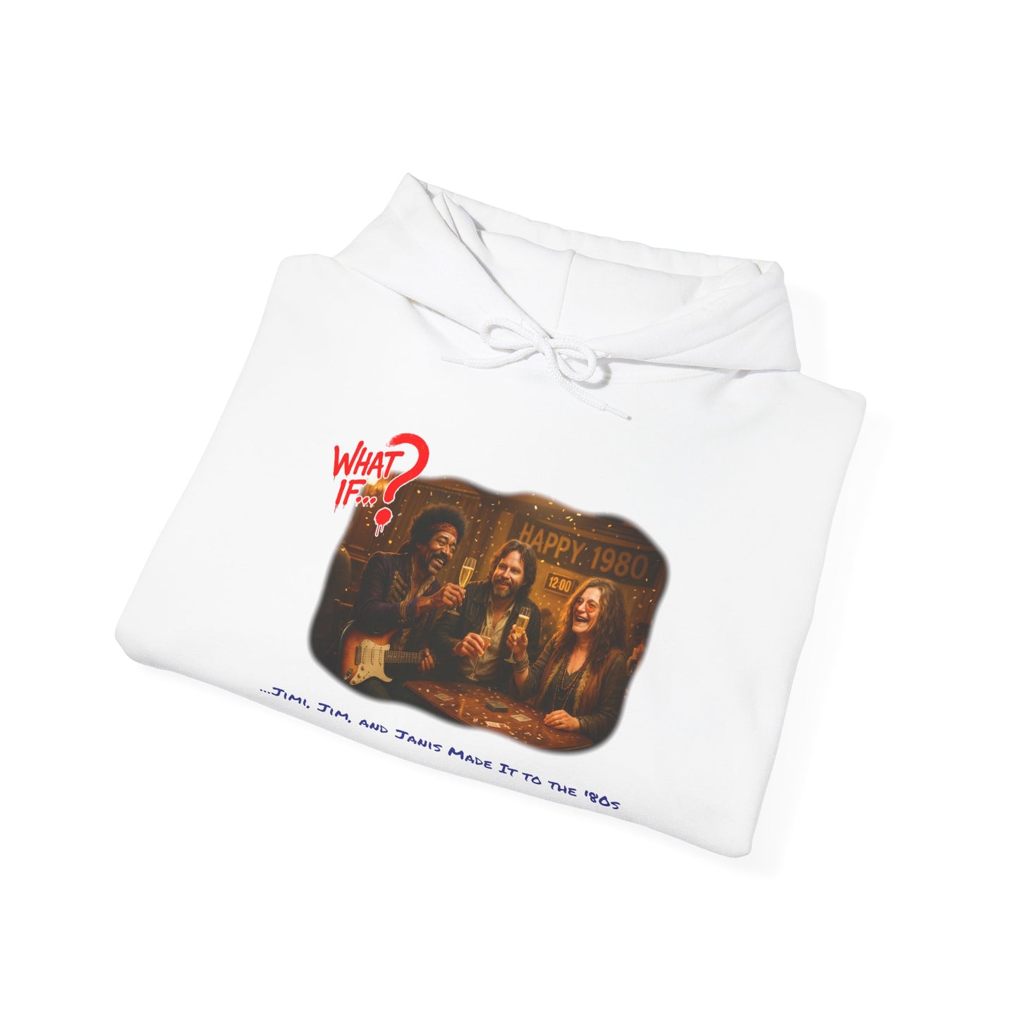 Jimi Jim Janis Alternate Ending Hoodie | What If | Classic & Bright
