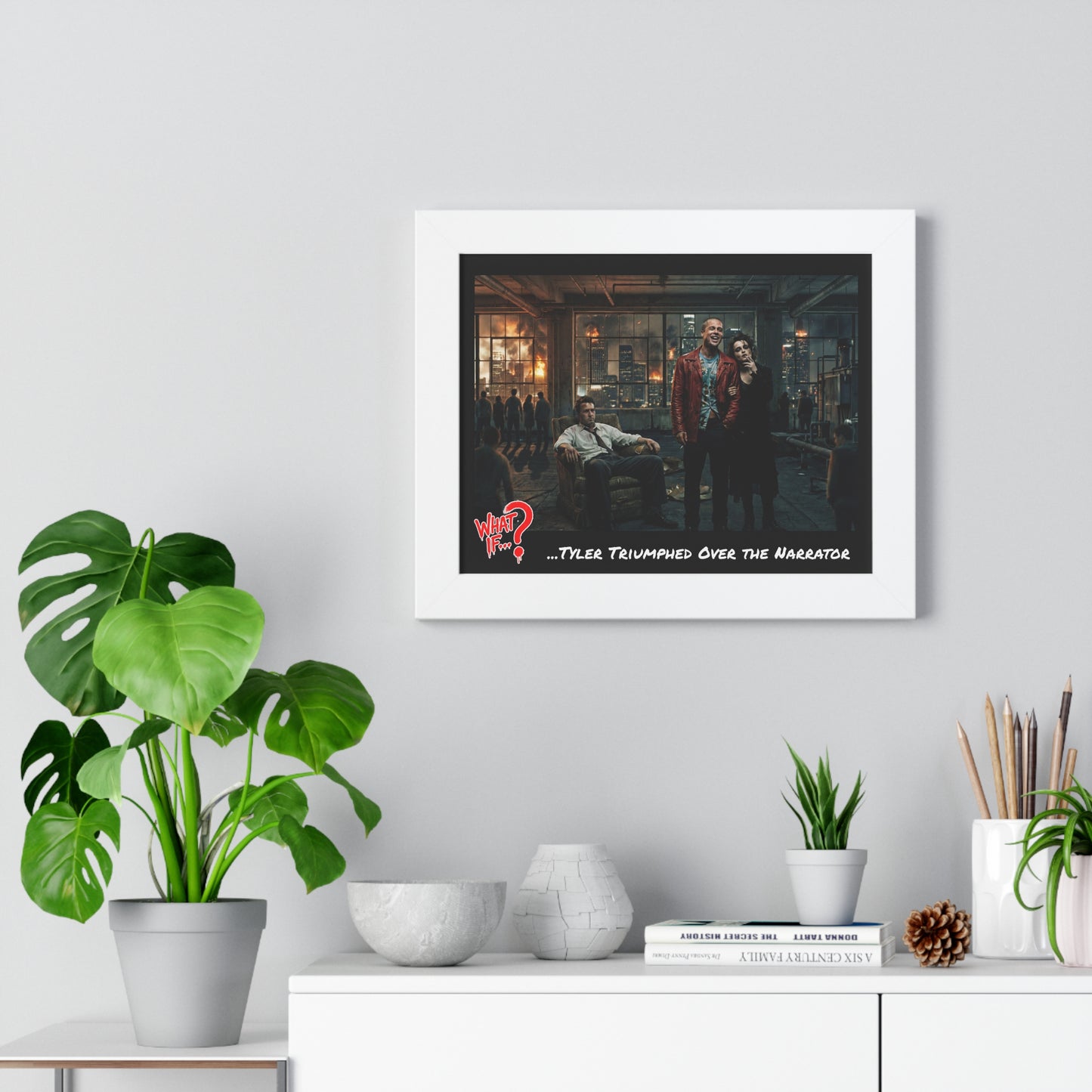 Tyler Alternate Ending Framed Poster (White) | What If Drama | Wall Art