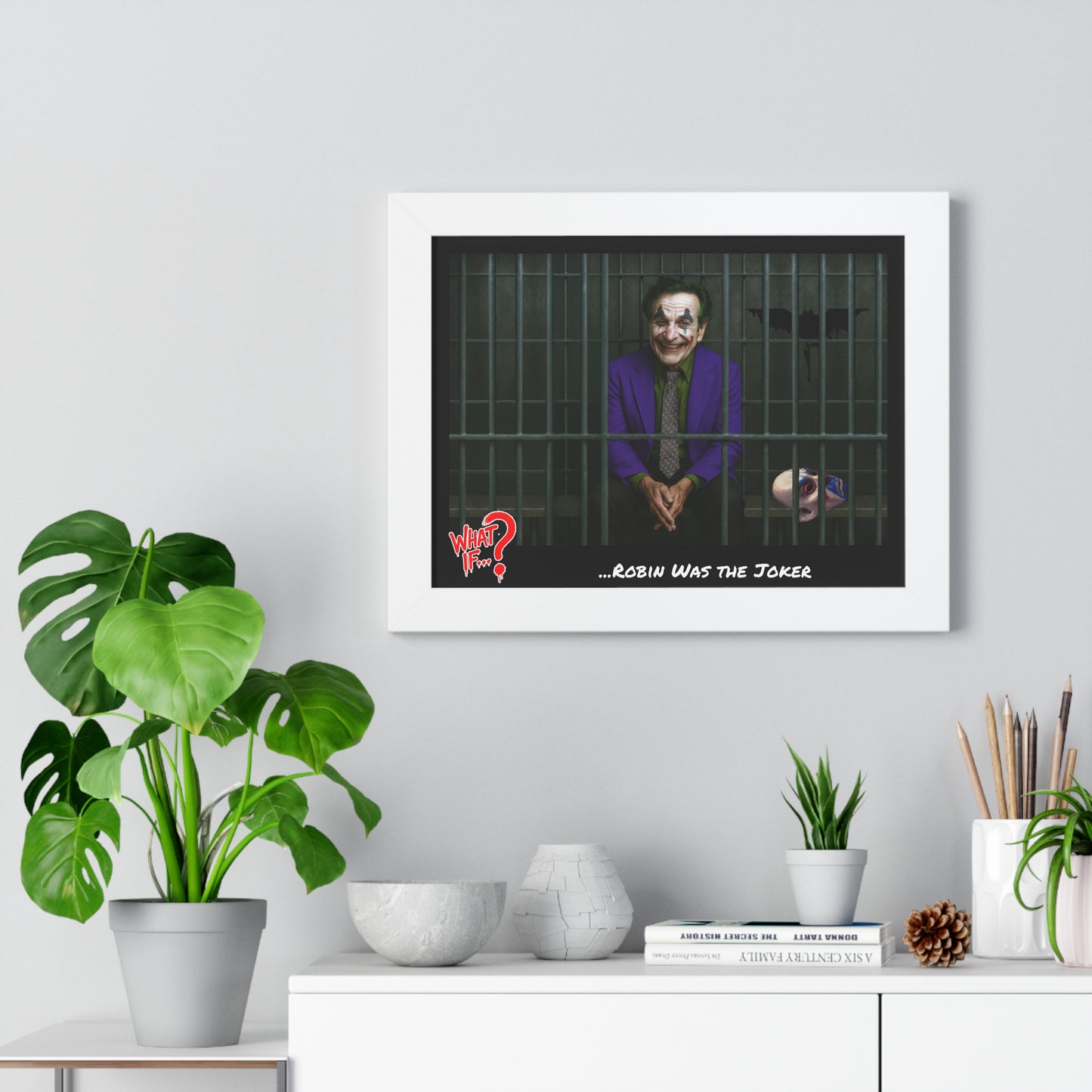 The Clown Alternate Ending Framed Poster (White) | What If Drama | Wall Art