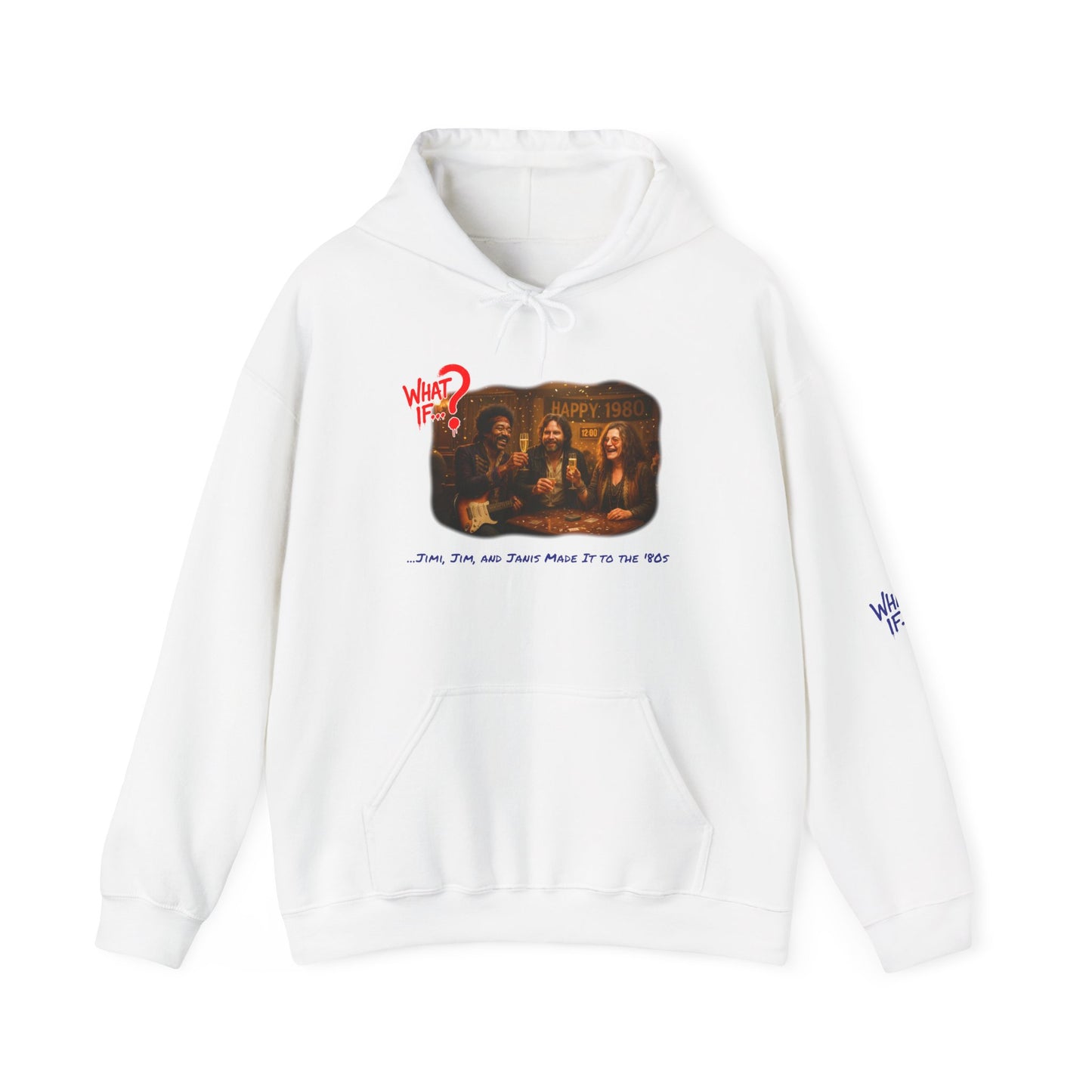 Jimi Jim Janis Alternate Ending Hoodie | What If | Classic & Bright
