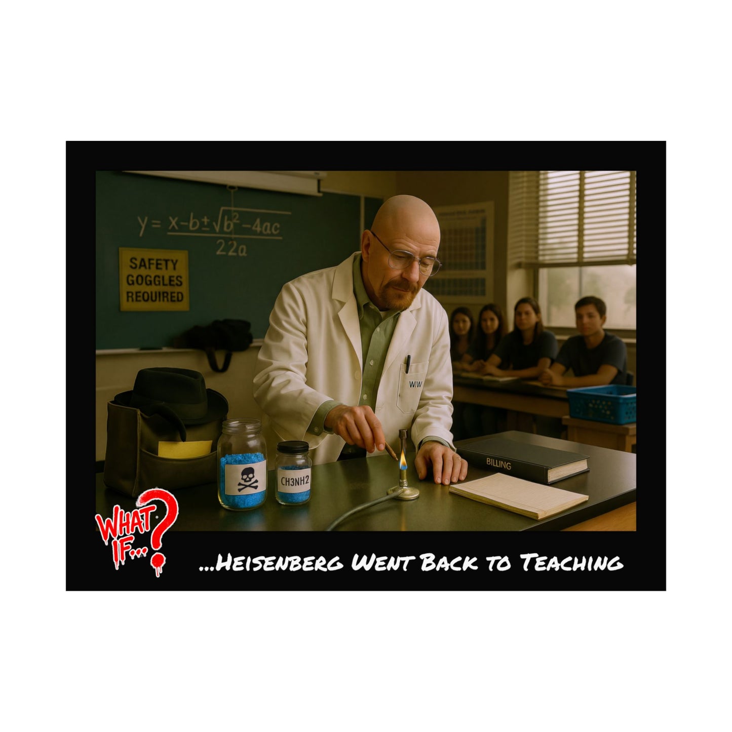Heisenberg Alternate Ending Matte Poster | What If Drama | Wall Art