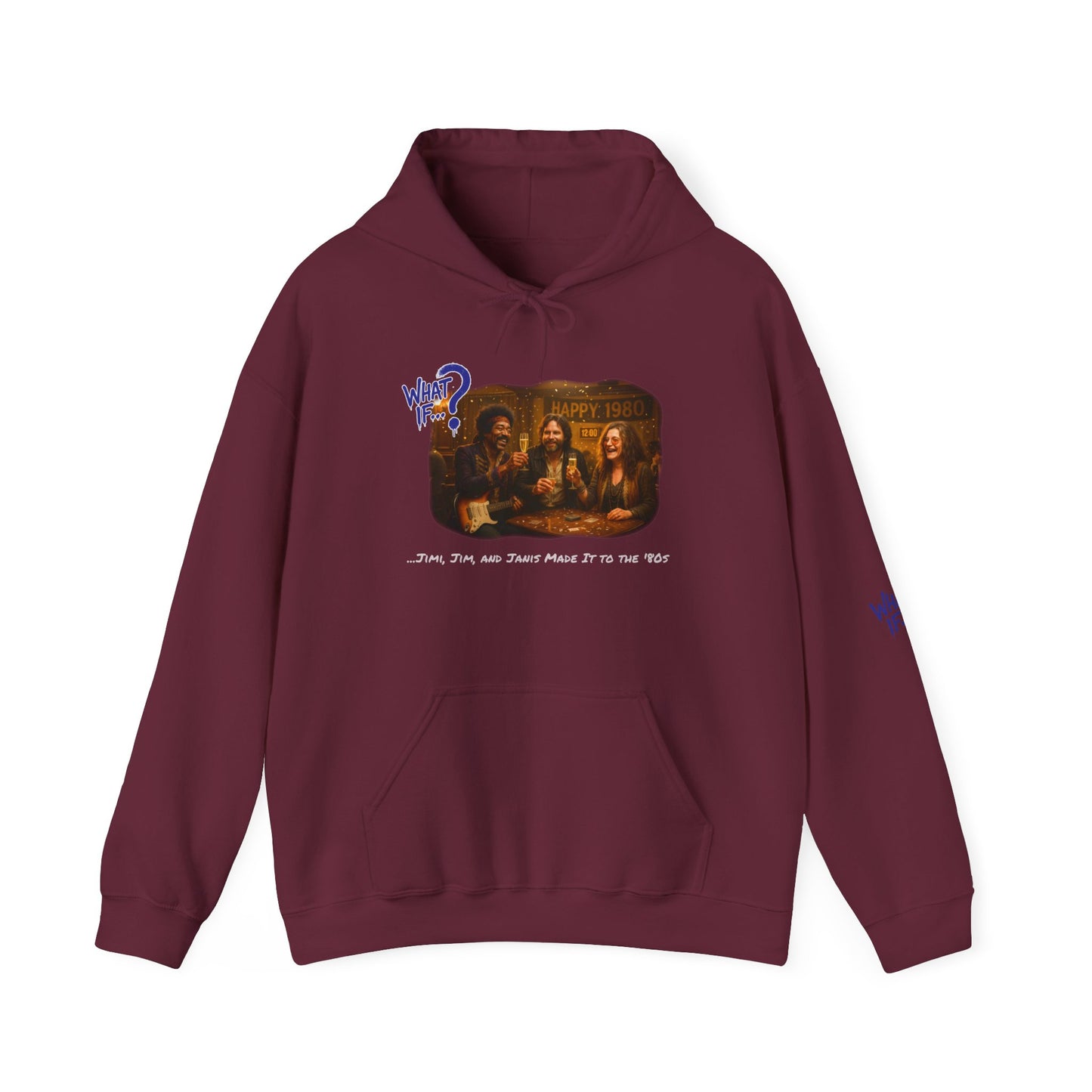 Jimi Jim Janis Alternate Ending Hoodie | What If | Dark Tones