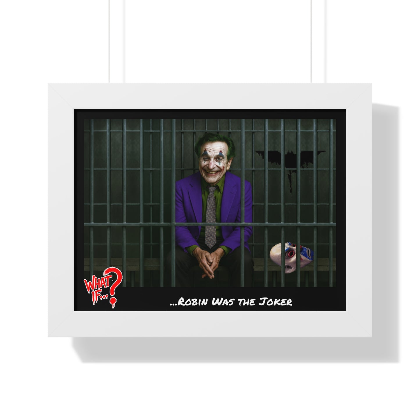The Clown Alternate Ending Framed Poster (White) | What If Drama | Wall Art