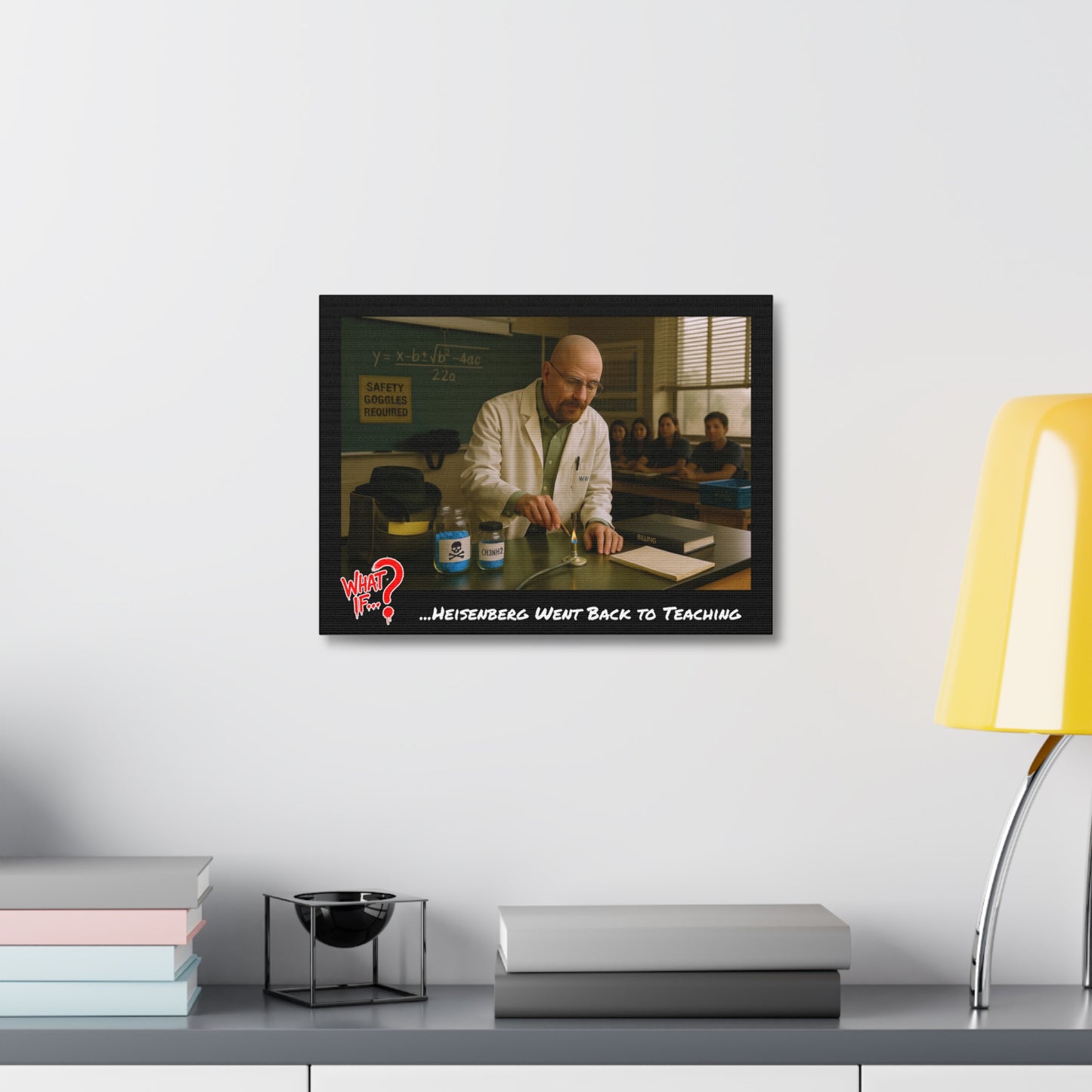 Heisenberg Alternate Ending Stretched Canvas | What If Drama | Wall Art