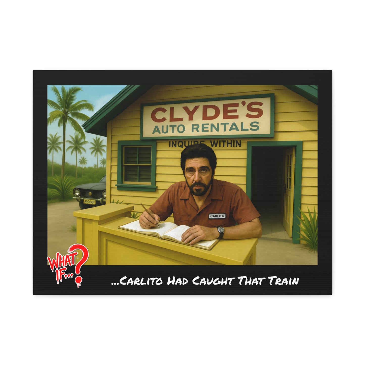 Carlito Alternate Ending Stretched Canvas | What If Crime Drama | Wall Art