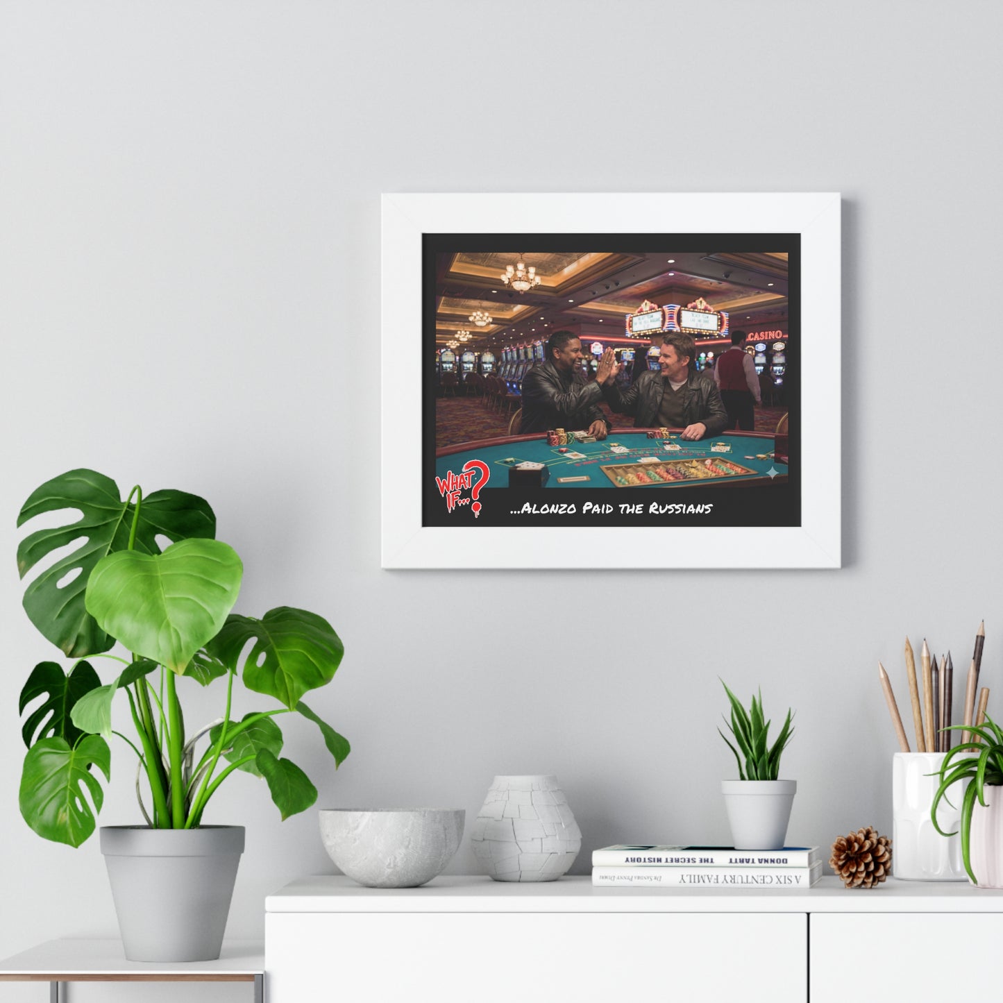 Alonzo Alternate Ending Framed Poster (White) | What If Drama | Wall Art