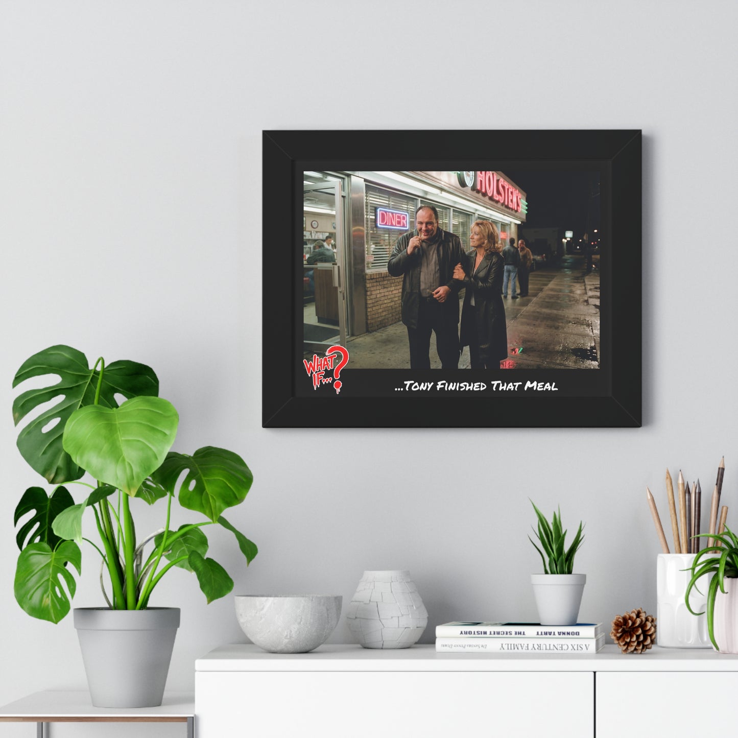 Tony Alternate Ending Framed Poster (Black) | What If Crime Drama | Wall Art