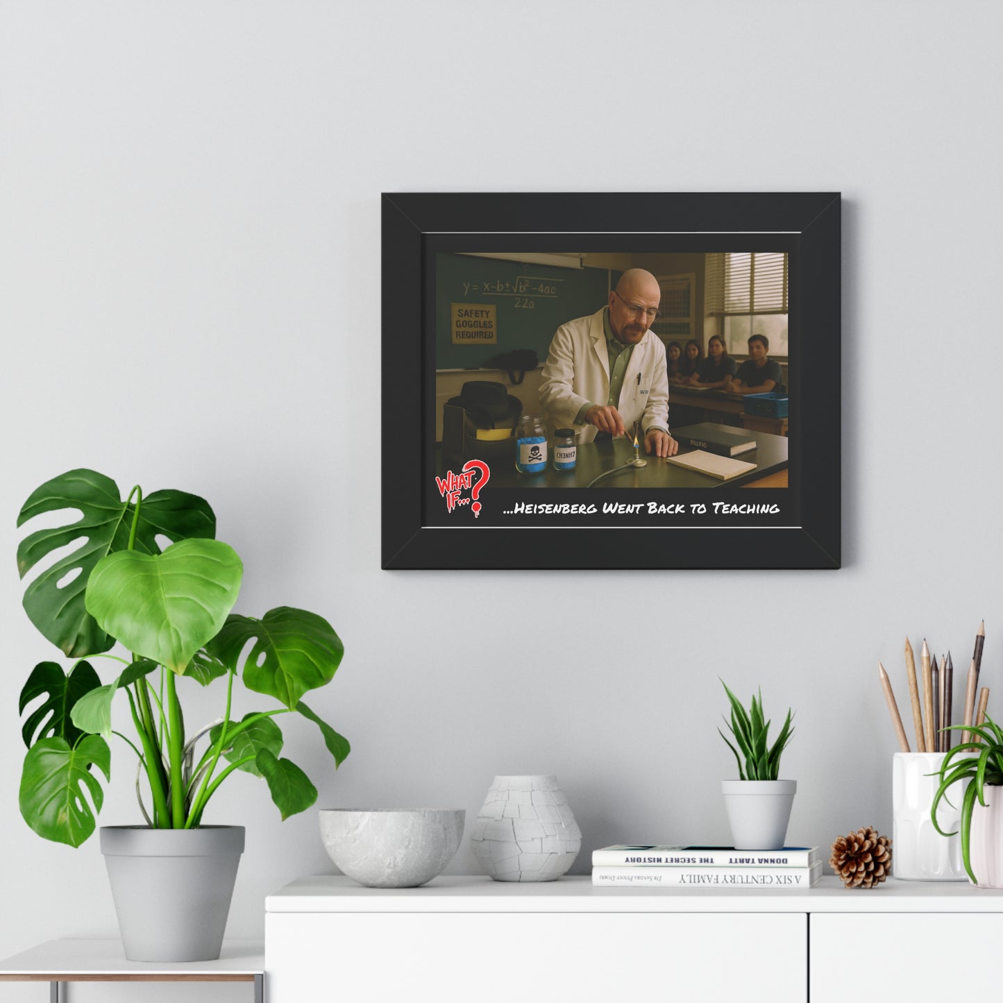 Heisenberg Alternate Ending Framed Poster (Black) | What If Drama | Wall Art