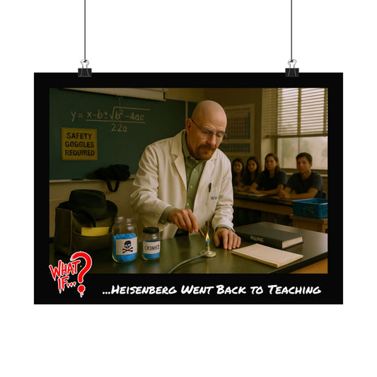 Heisenberg Alternate Ending Matte Poster | What If Drama | Wall Art