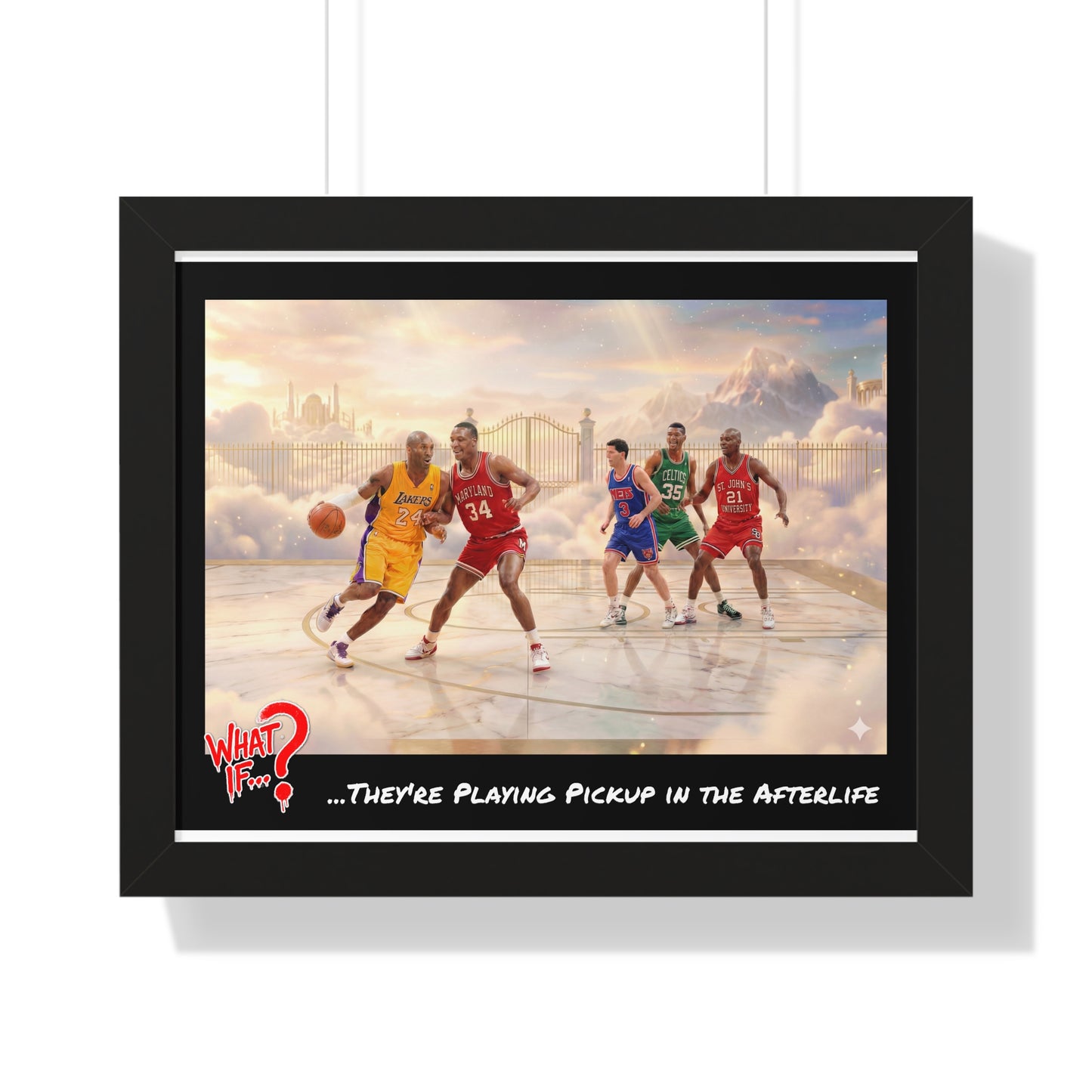 Legends Alternate Ending Framed Poster (Black) | What If Sports | Wall Art