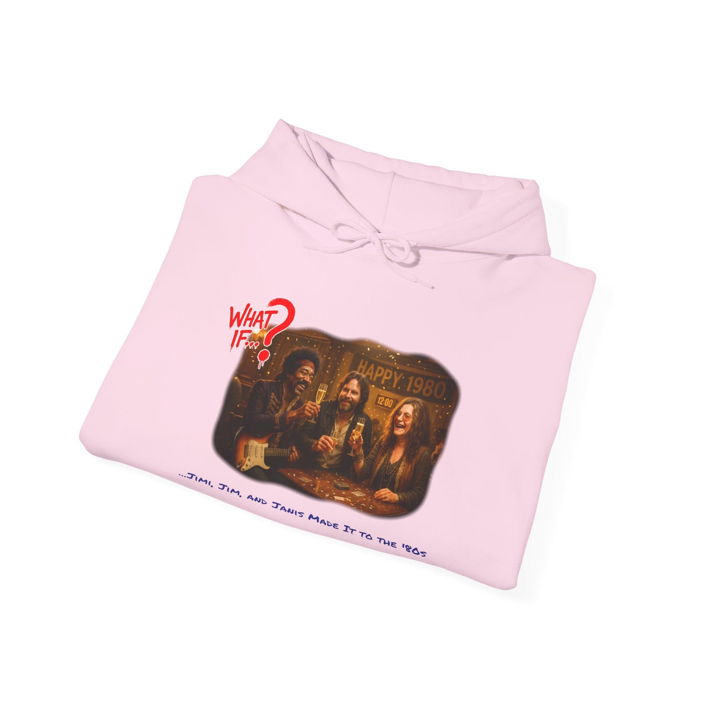 Jimi Jim Janis Alternate Ending Hoodie | What If | Classic & Bright