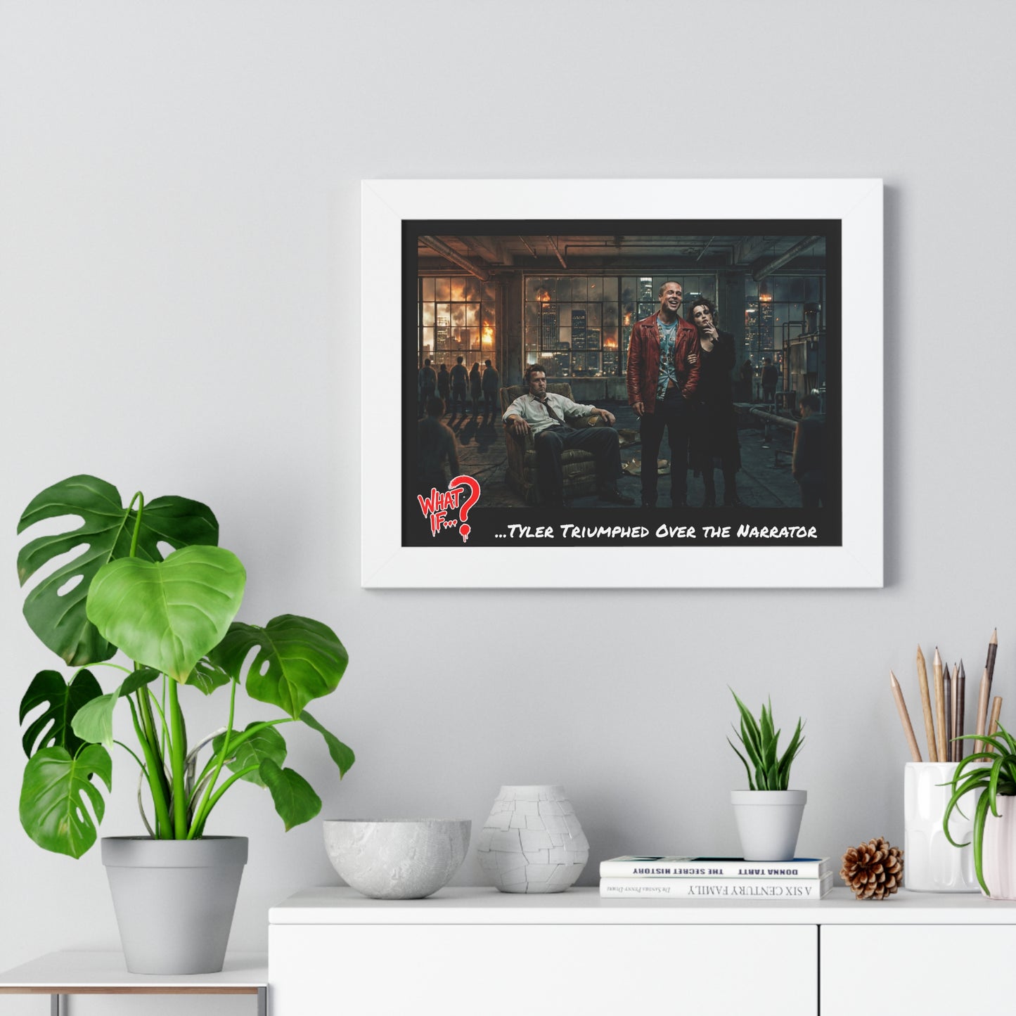 Tyler Alternate Ending Framed Poster (White) | What If Drama | Wall Art