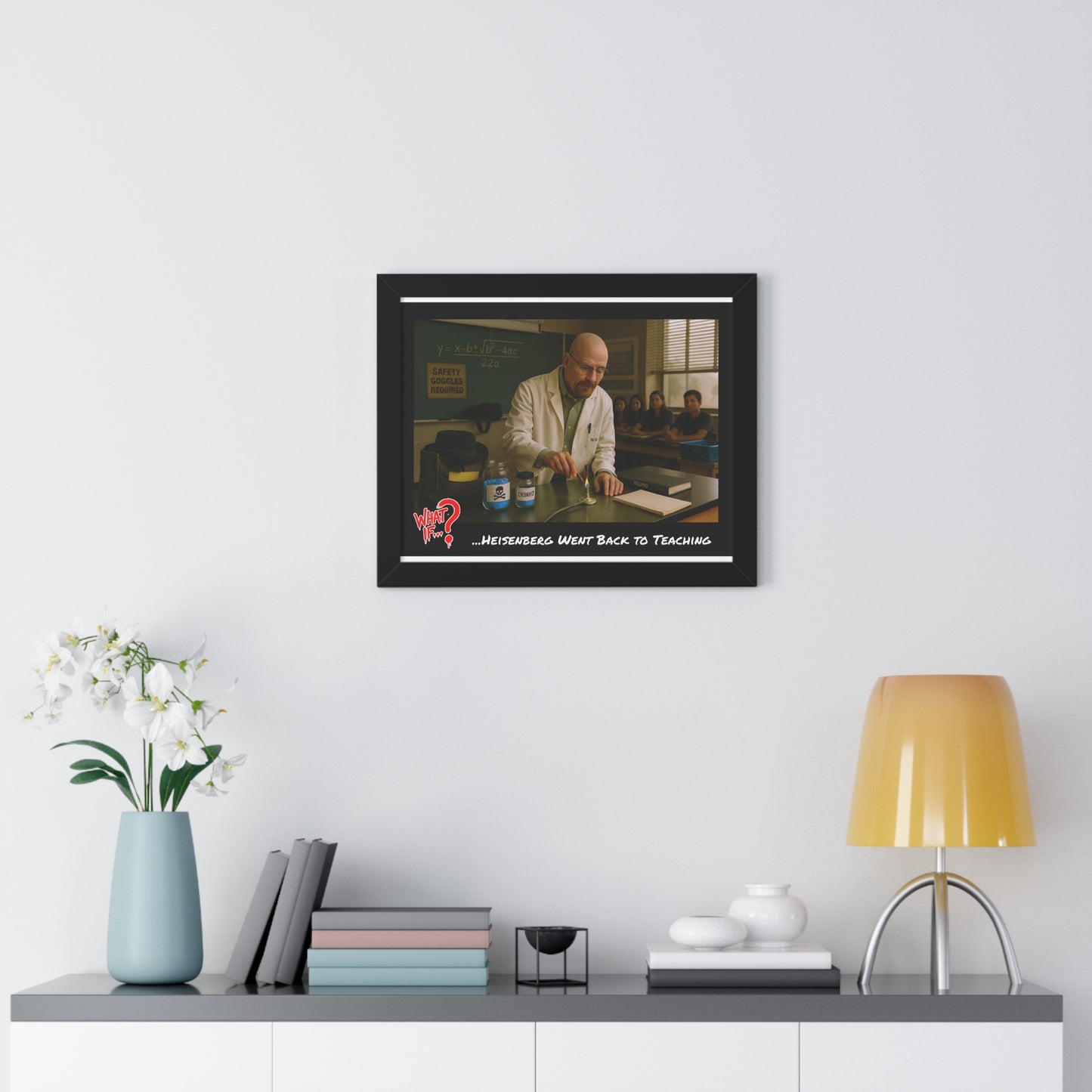 Heisenberg Alternate Ending Framed Poster (Black) | What If Drama | Wall Art