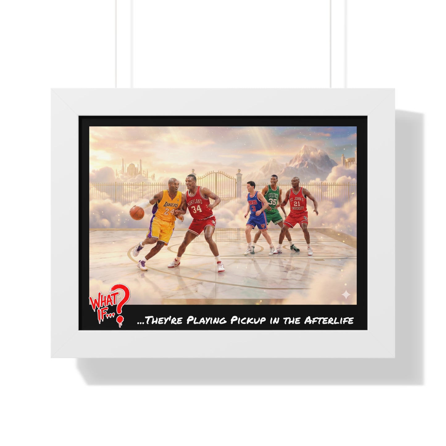 Legends Alternate Ending Framed Poster (White) | What If Sports | Wall Art