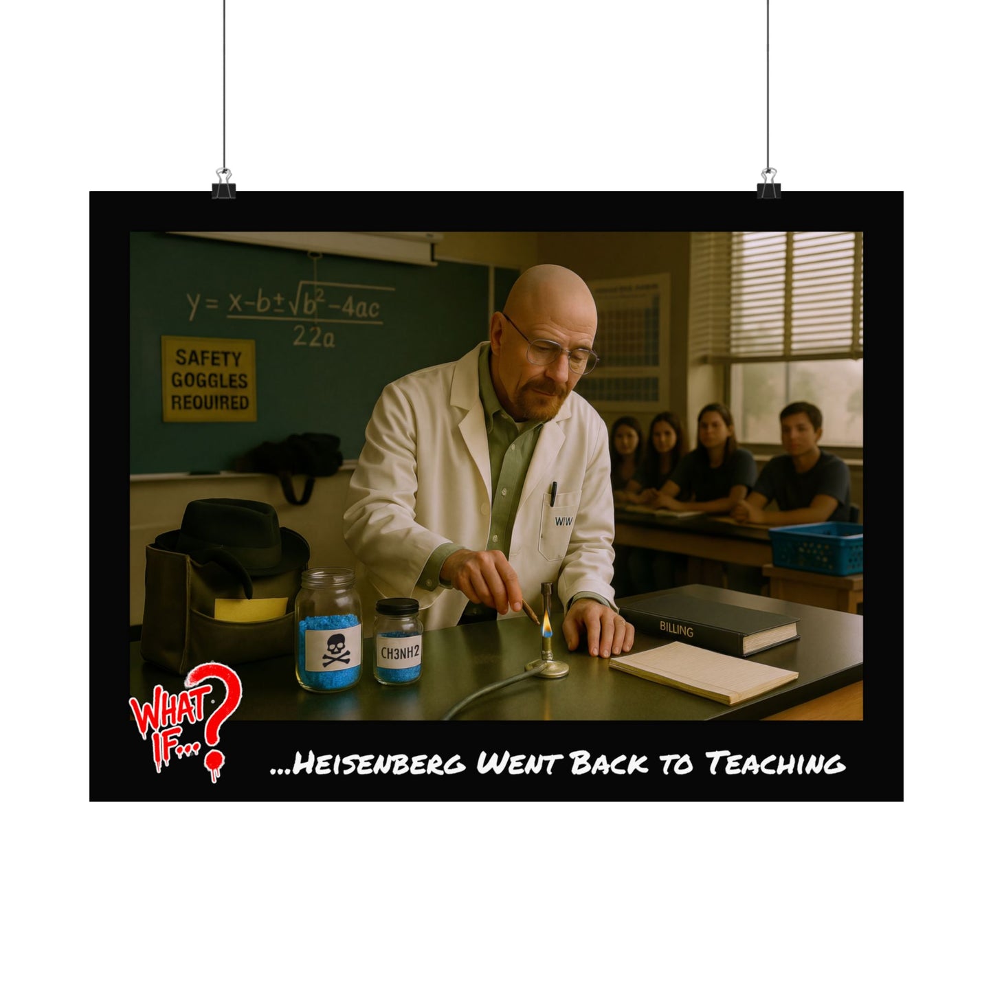 Heisenberg Alternate Ending Matte Poster | What If Drama | Wall Art