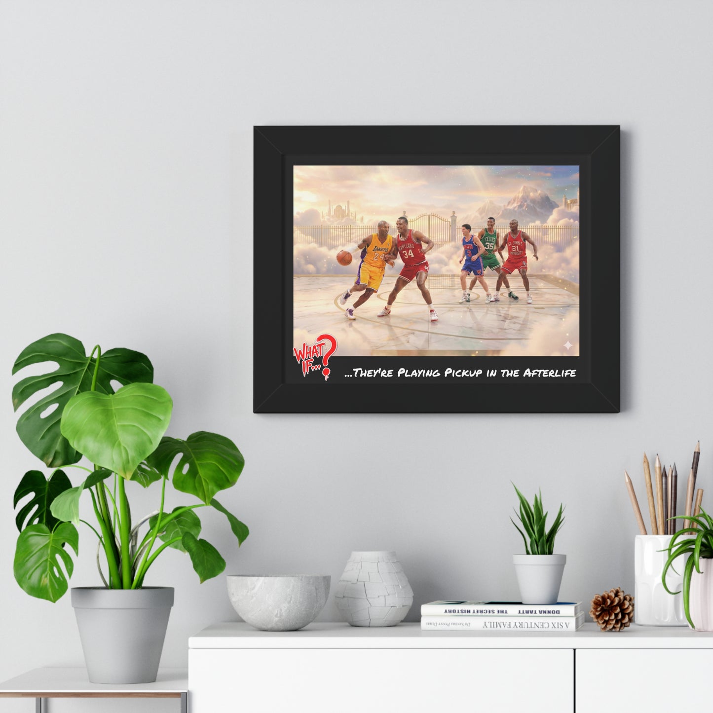 Legends Alternate Ending Framed Poster (Black) | What If Sports | Wall Art