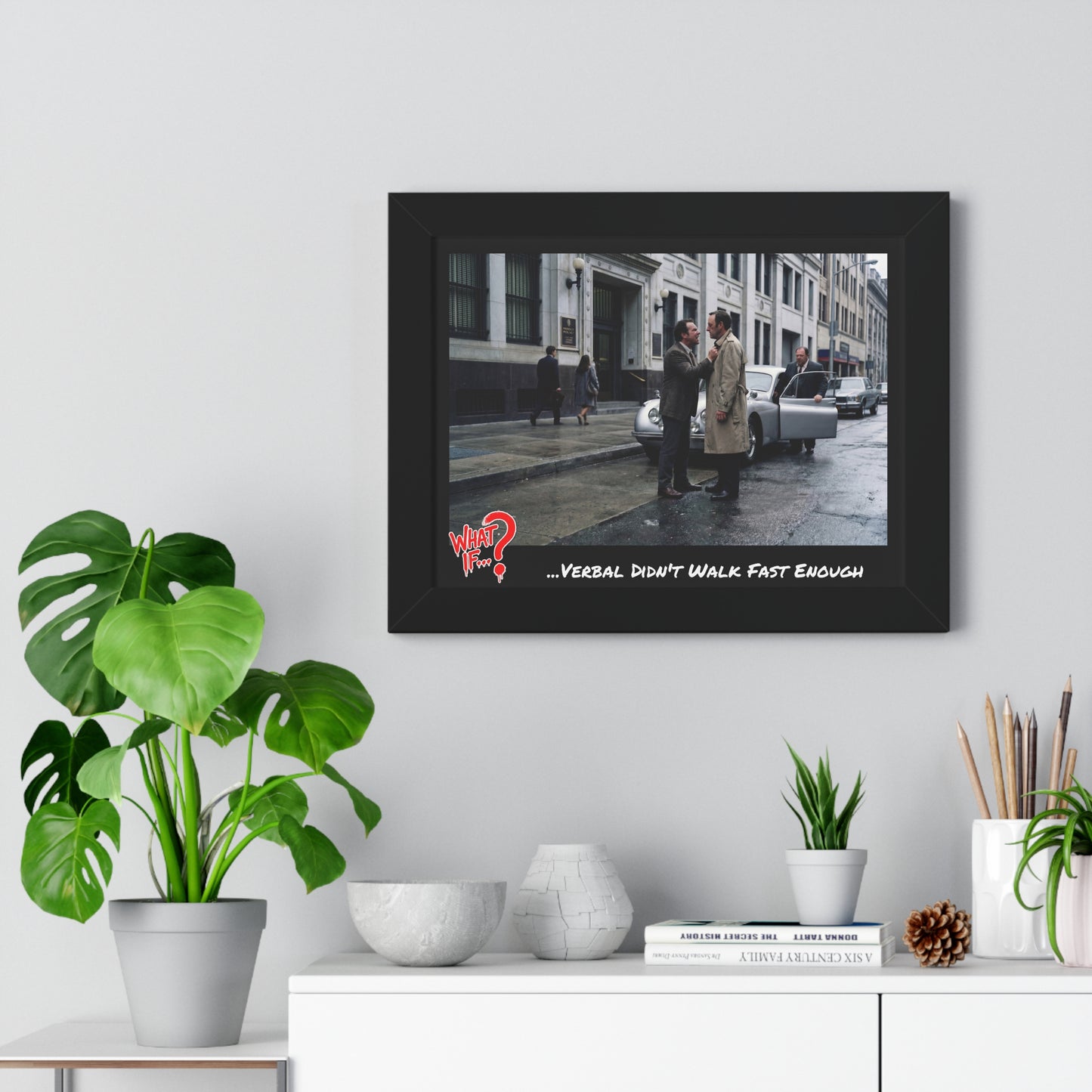 Verbal Alternate Ending Framed Poster (Black) | What If Crime Thriller | Wall Art