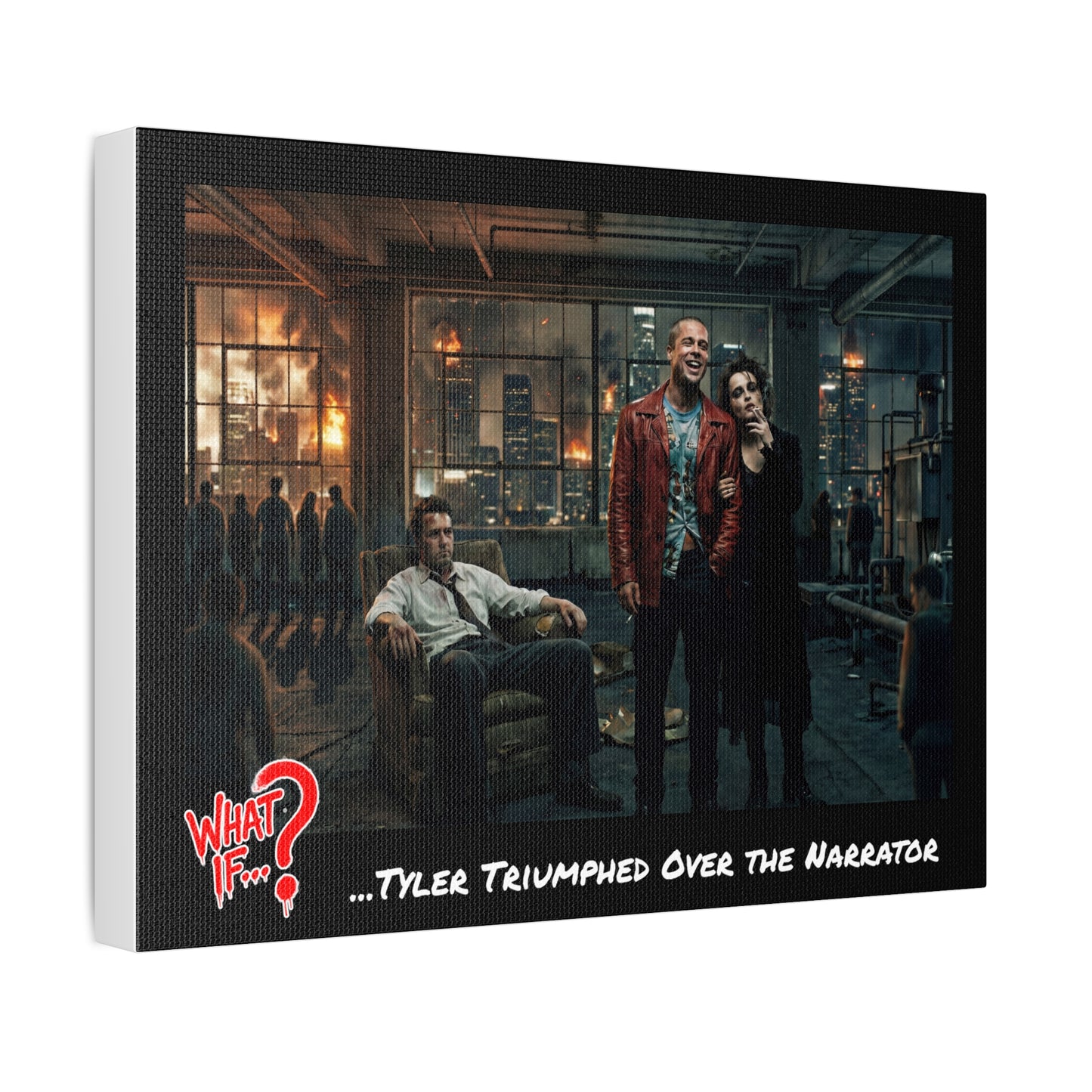 Tyler Alternate Ending Stretched Canvas | What If Drama | Wall Art