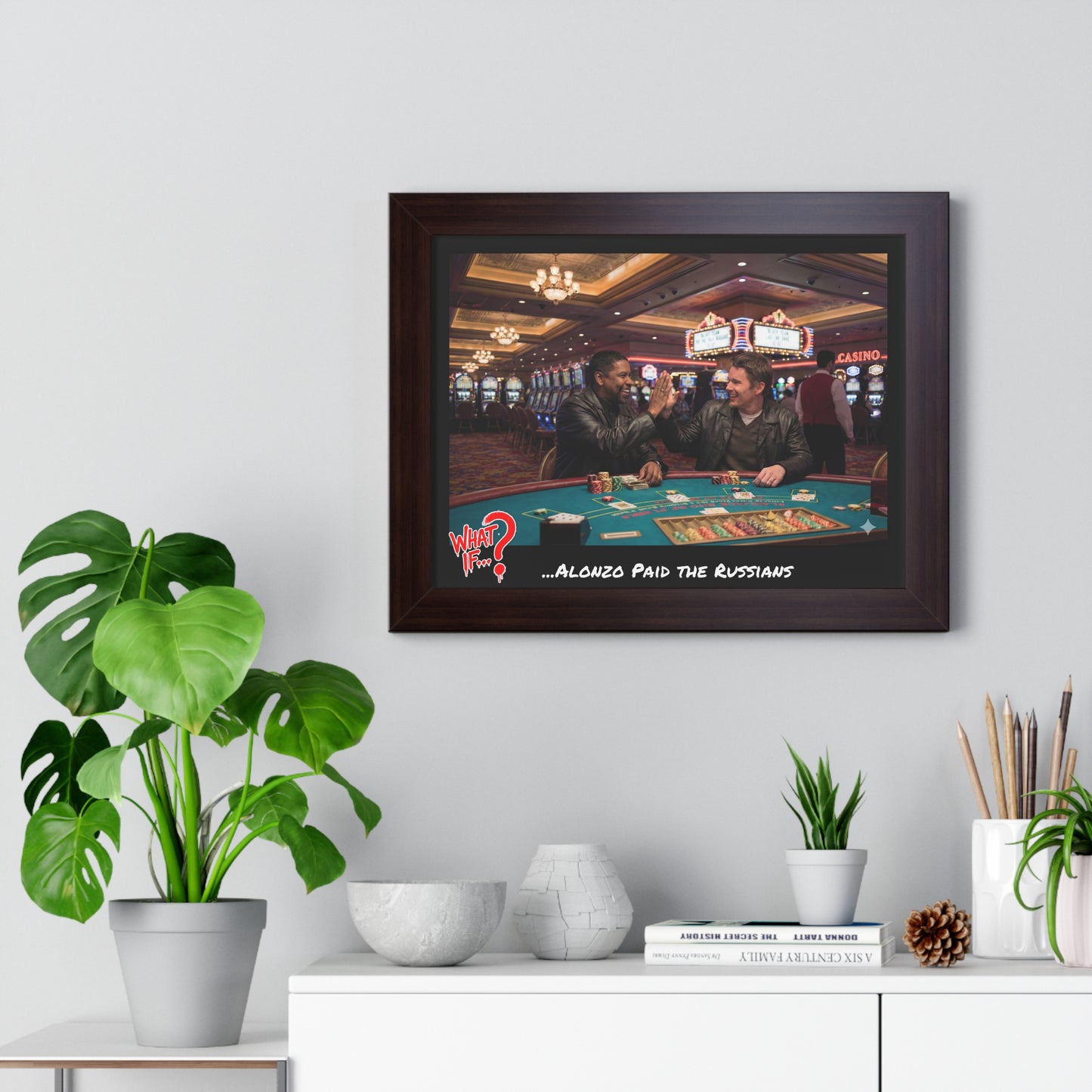 Alonzo Alternate Ending Framed Poster (Walnut) | What If Drama | Wall Art