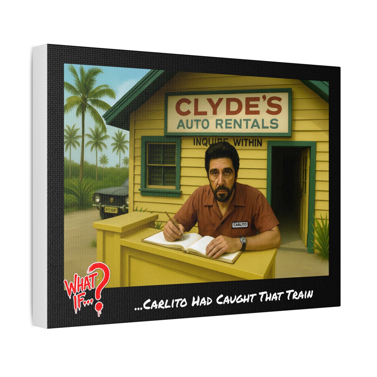 Carlito Alternate Ending Stretched Canvas | What If Crime Drama | Wall Art