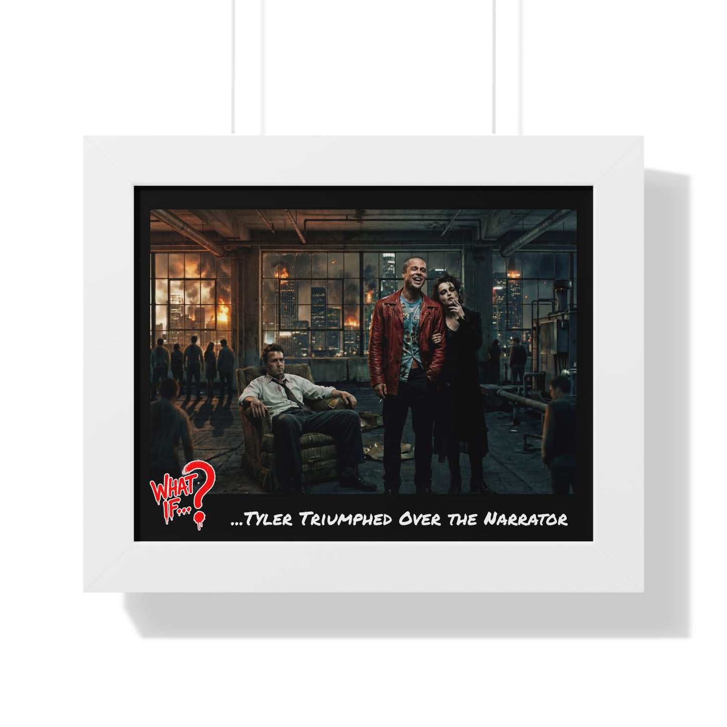 Tyler Alternate Ending Framed Poster (White) | What If Drama | Wall Art