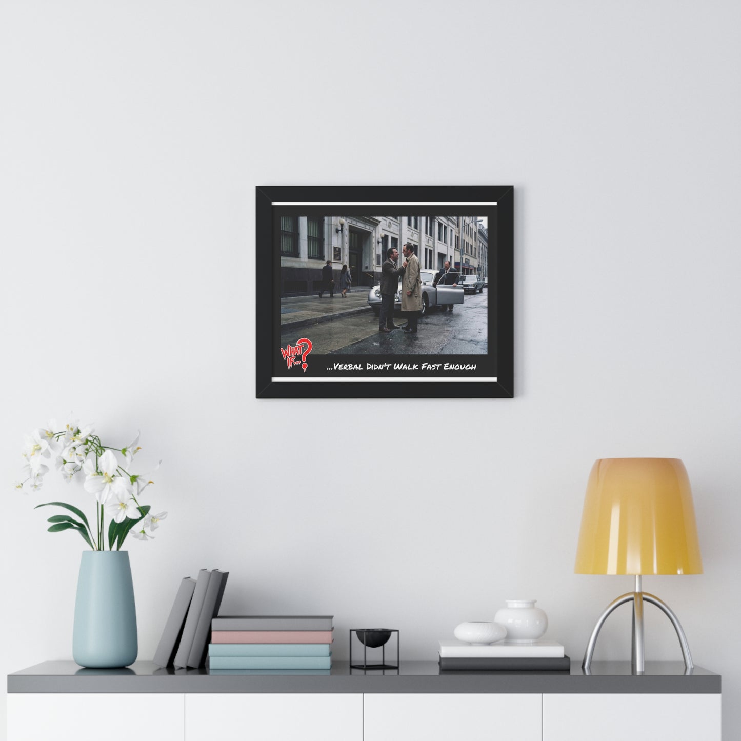 Verbal Alternate Ending Framed Poster (Black) | What If Crime Thriller | Wall Art