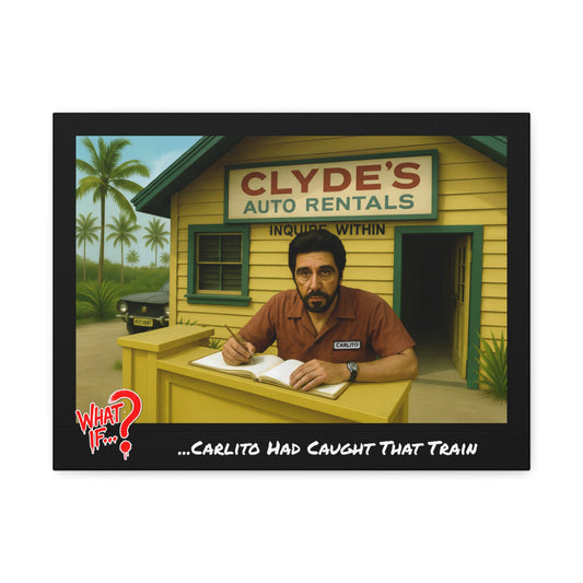 Carlito Alternate Ending Stretched Canvas | What If Crime Drama | Wall Art