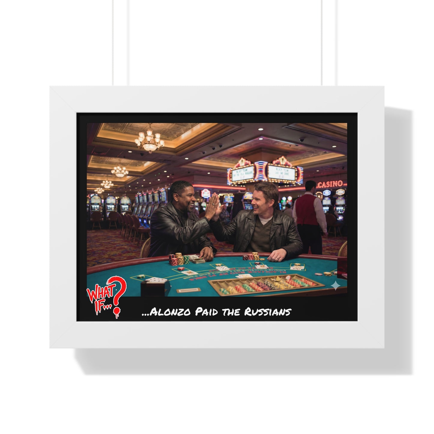 Alonzo Alternate Ending Framed Poster (White) | What If Drama | Wall Art