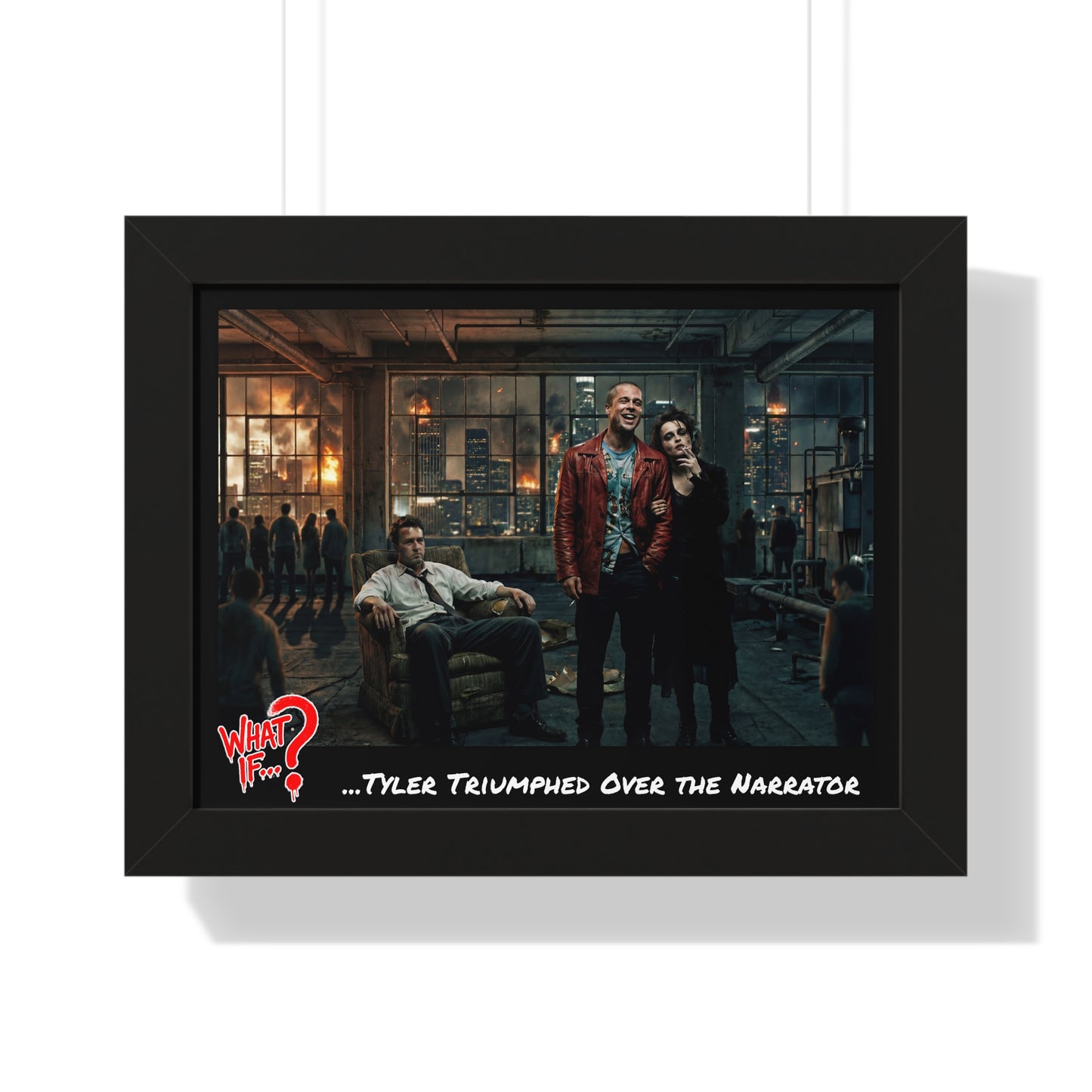 Tyler Alternate Ending Framed Poster (Black) | What If Drama | Wall Art