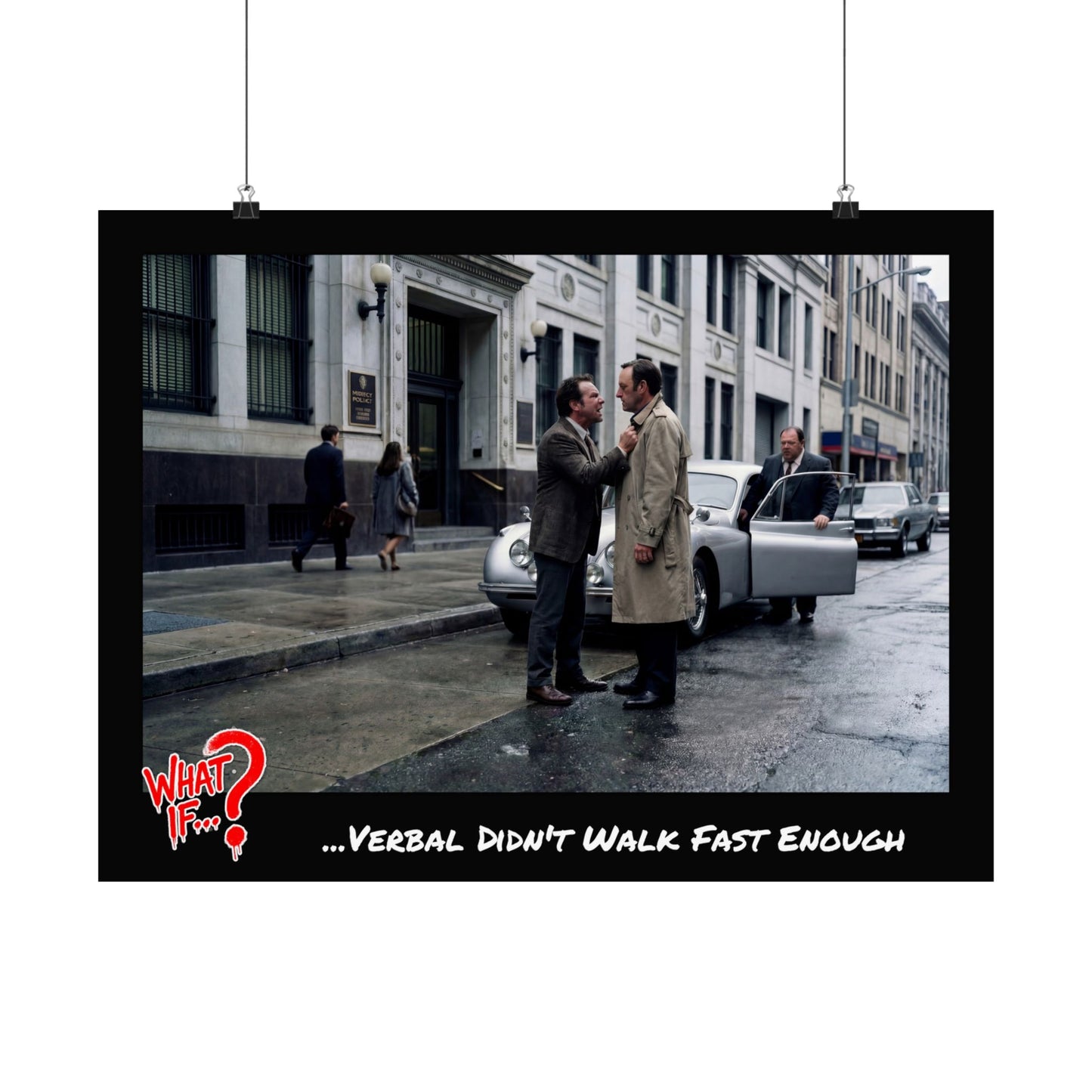 Verbal Alternate Ending Matte Poster | What If Crime Thriller | Wall Art
