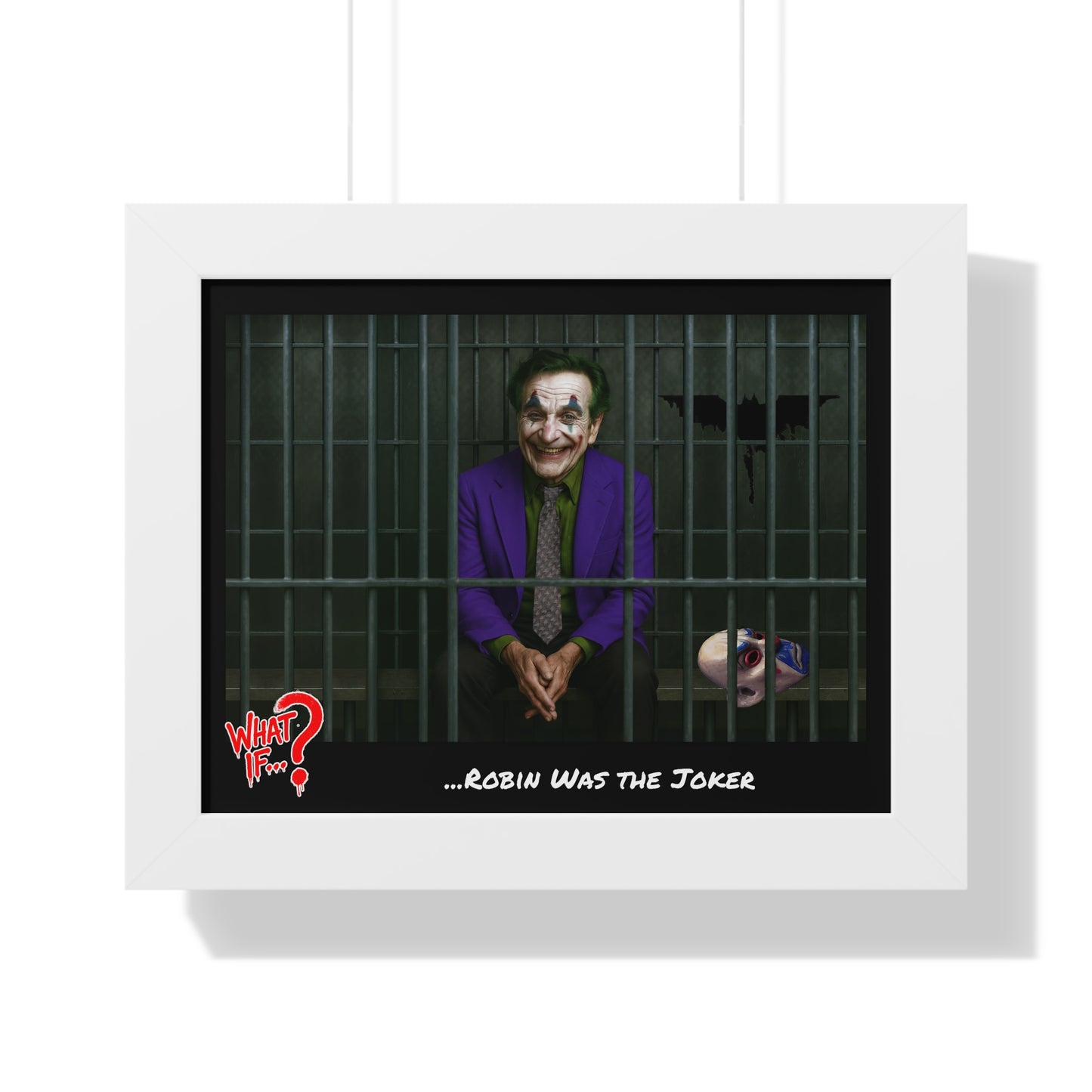 The Clown Alternate Ending Framed Poster (White) | What If Drama | Wall Art