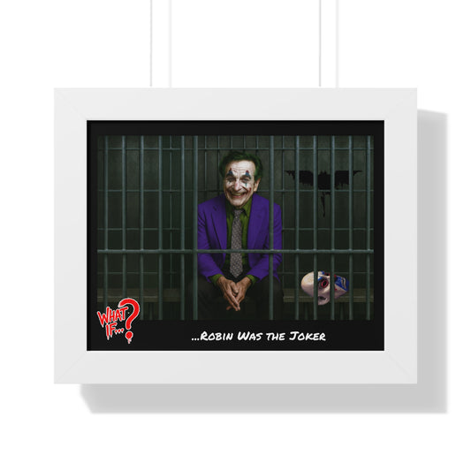 The Clown Alternate Ending Framed Poster (White) | What If Drama | Wall Art