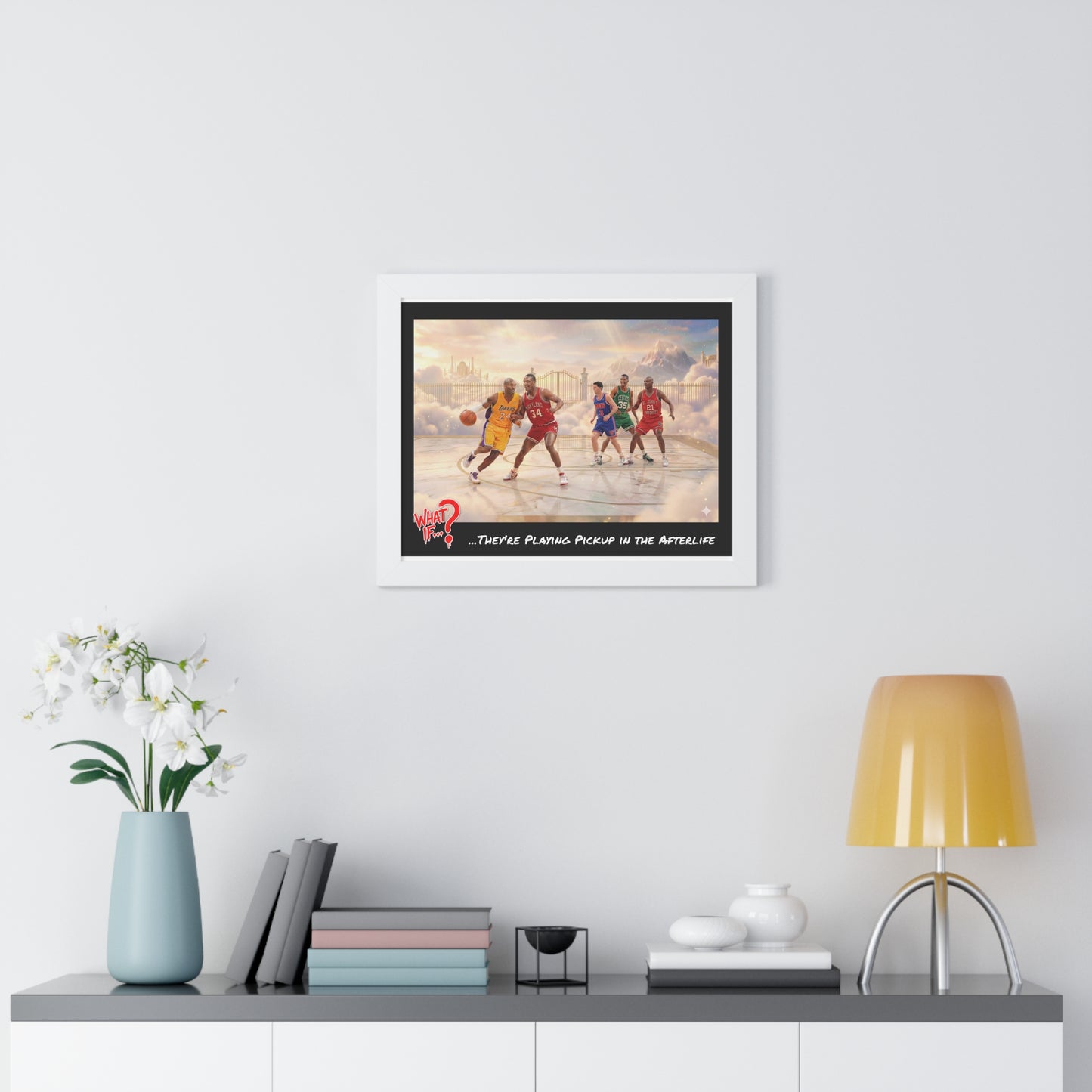 Legends Alternate Ending Framed Poster (White) | What If Sports | Wall Art