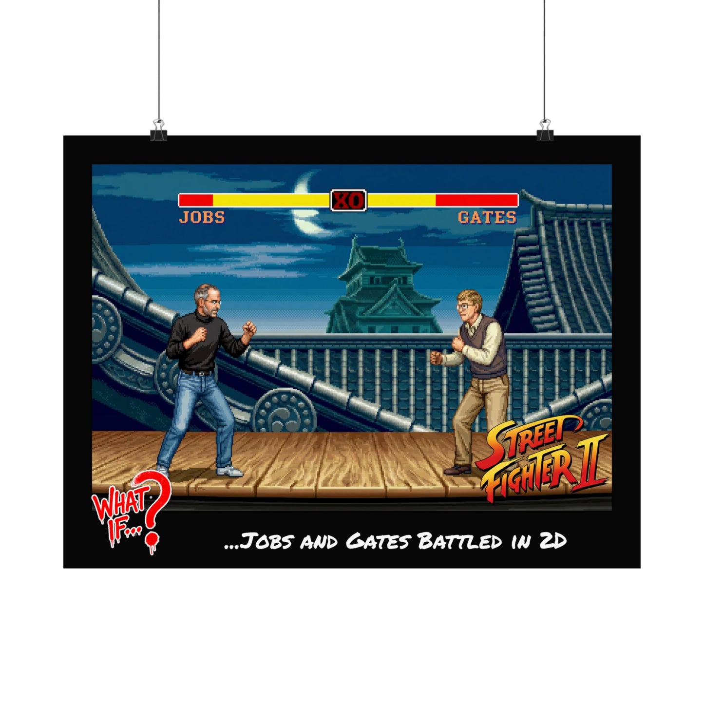 Steve vs Bill Alternate Ending Matte Poster | What If Culture | Wall Art
