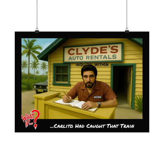 Carlito Alternate Ending Matte Poster | What If Crime Drama | Wall Art