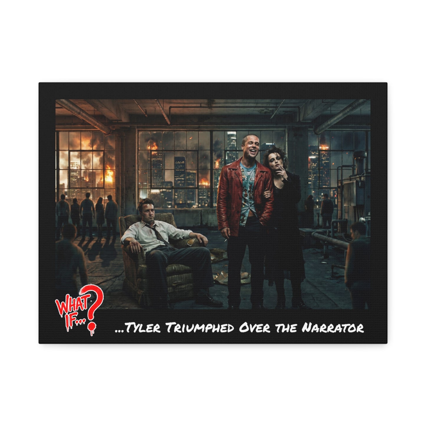 Tyler Alternate Ending Stretched Canvas | What If Drama | Wall Art