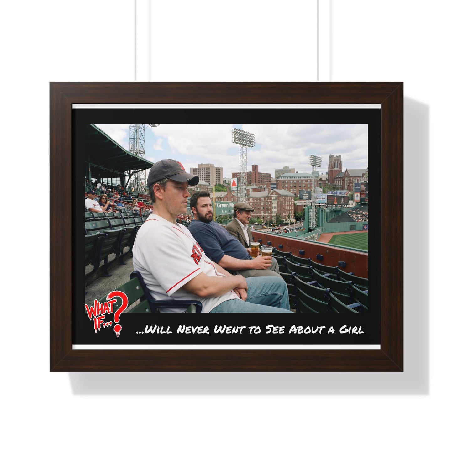 Will Alternate Ending Framed Poster (Walnut) | What If Drama | Wall Art