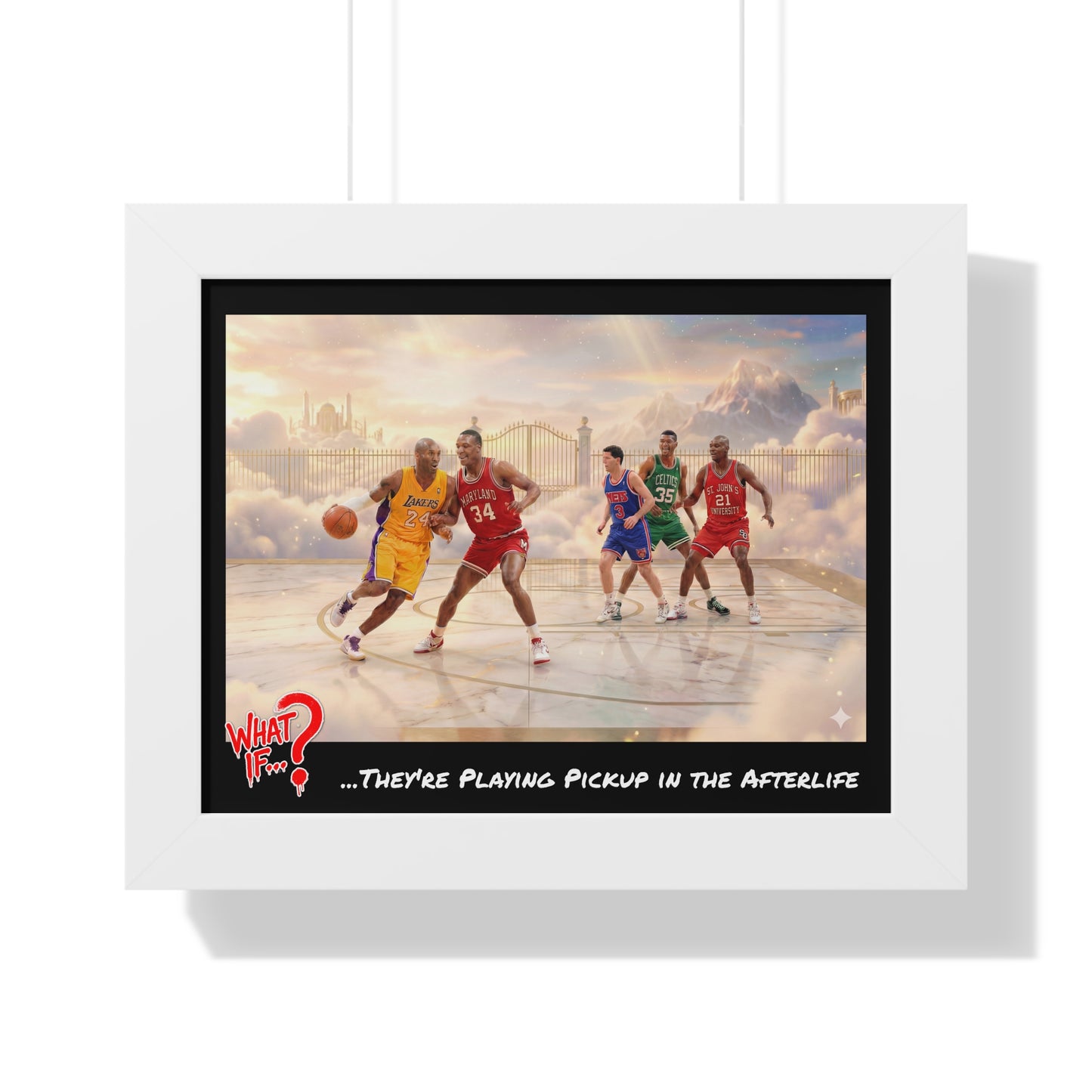 Legends Alternate Ending Framed Poster (White) | What If Sports | Wall Art
