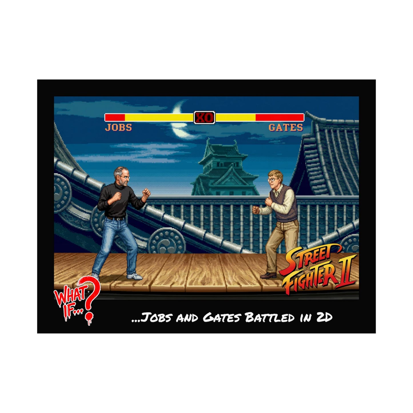 Steve vs Bill Alternate Ending Matte Poster | What If Culture | Wall Art