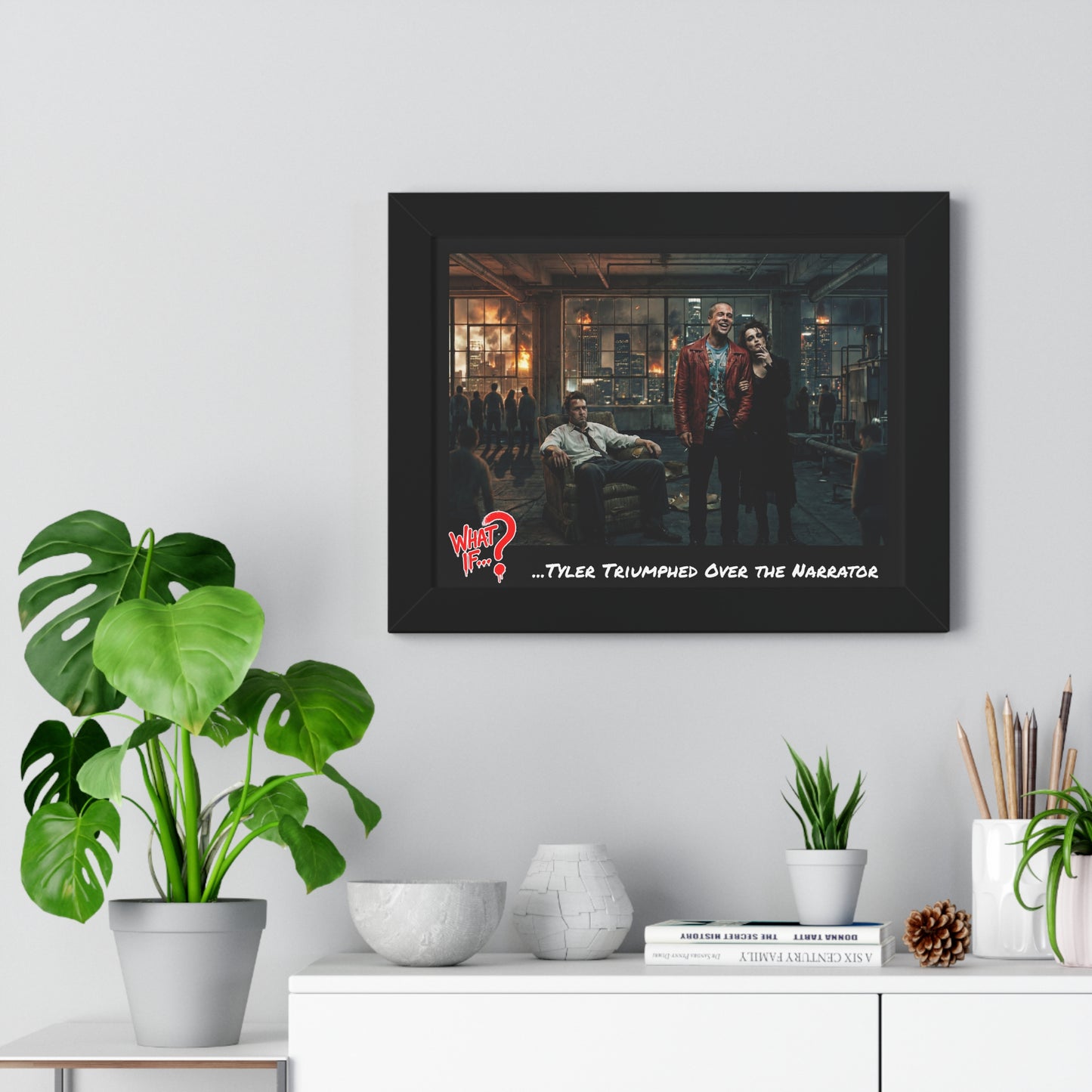 Tyler Alternate Ending Framed Poster (Black) | What If Drama | Wall Art
