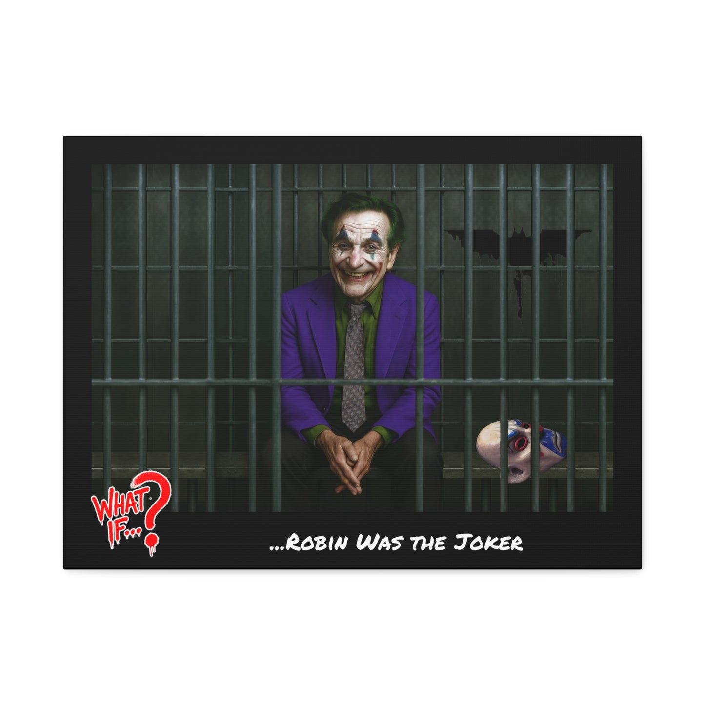 The Clown Alternate Ending Stretched Canvas | What If Drama | Wall Art